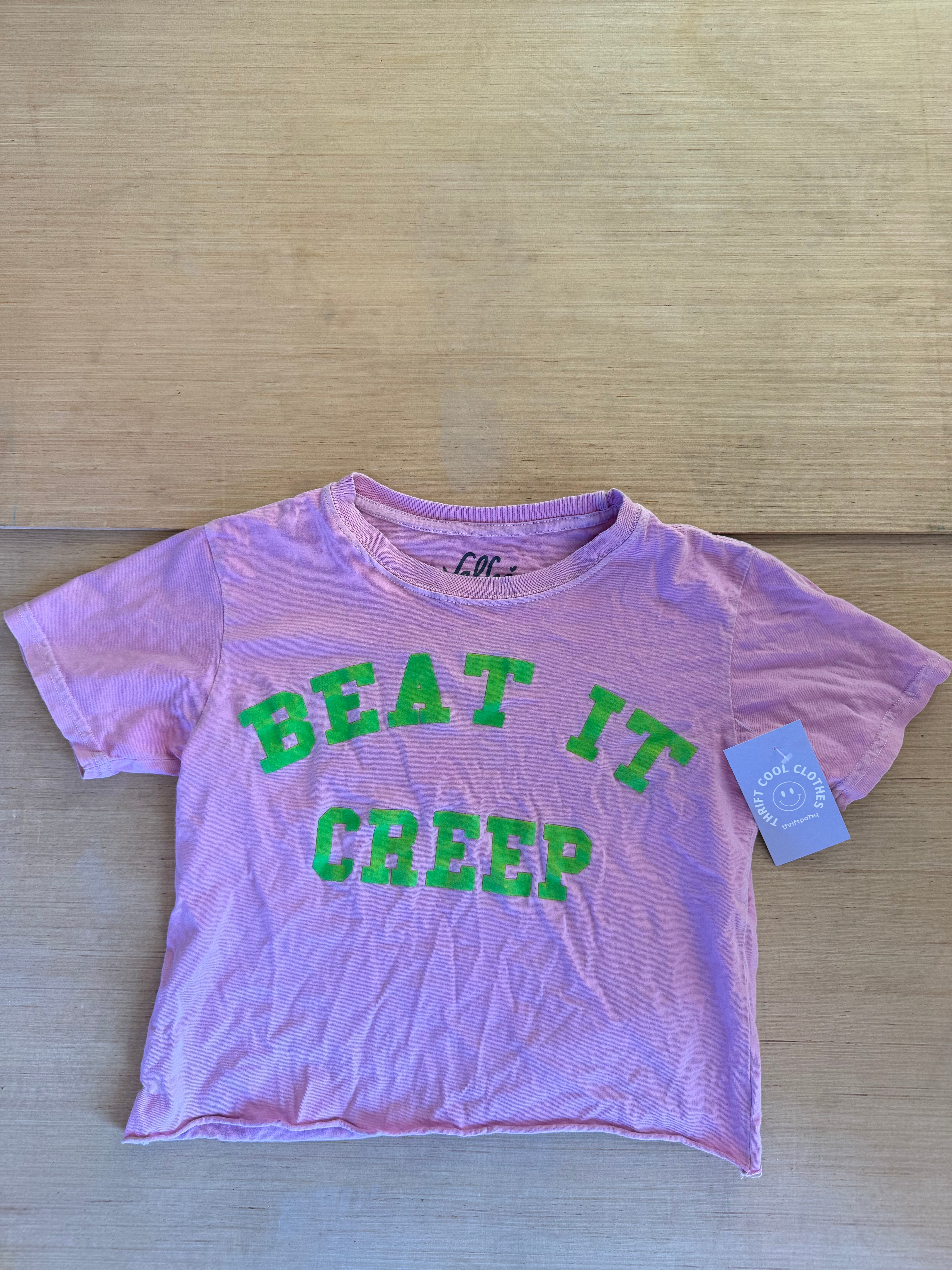 pink valfre beat it creep tee, s