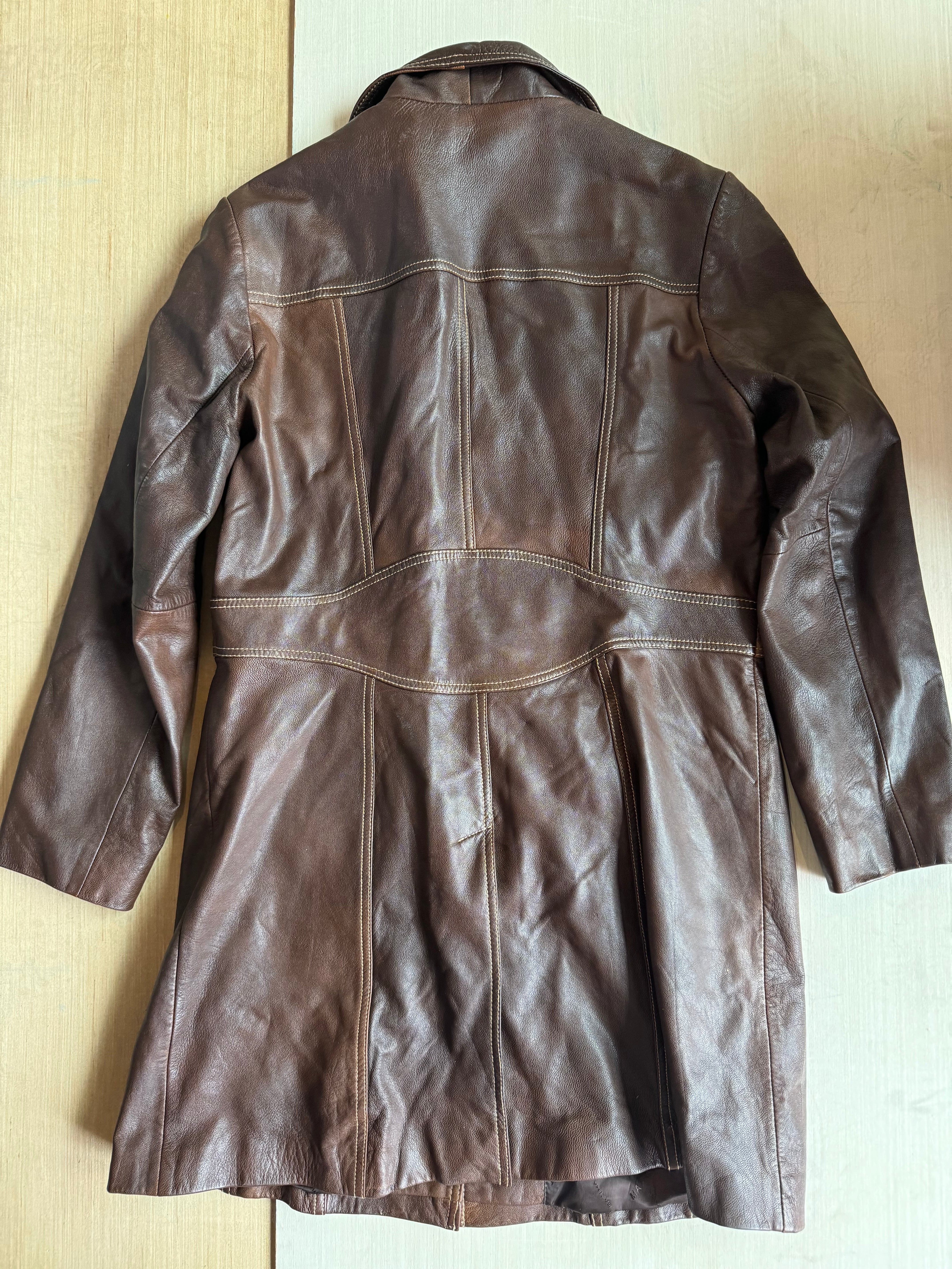 Brown Wilson leather Leather trench, L