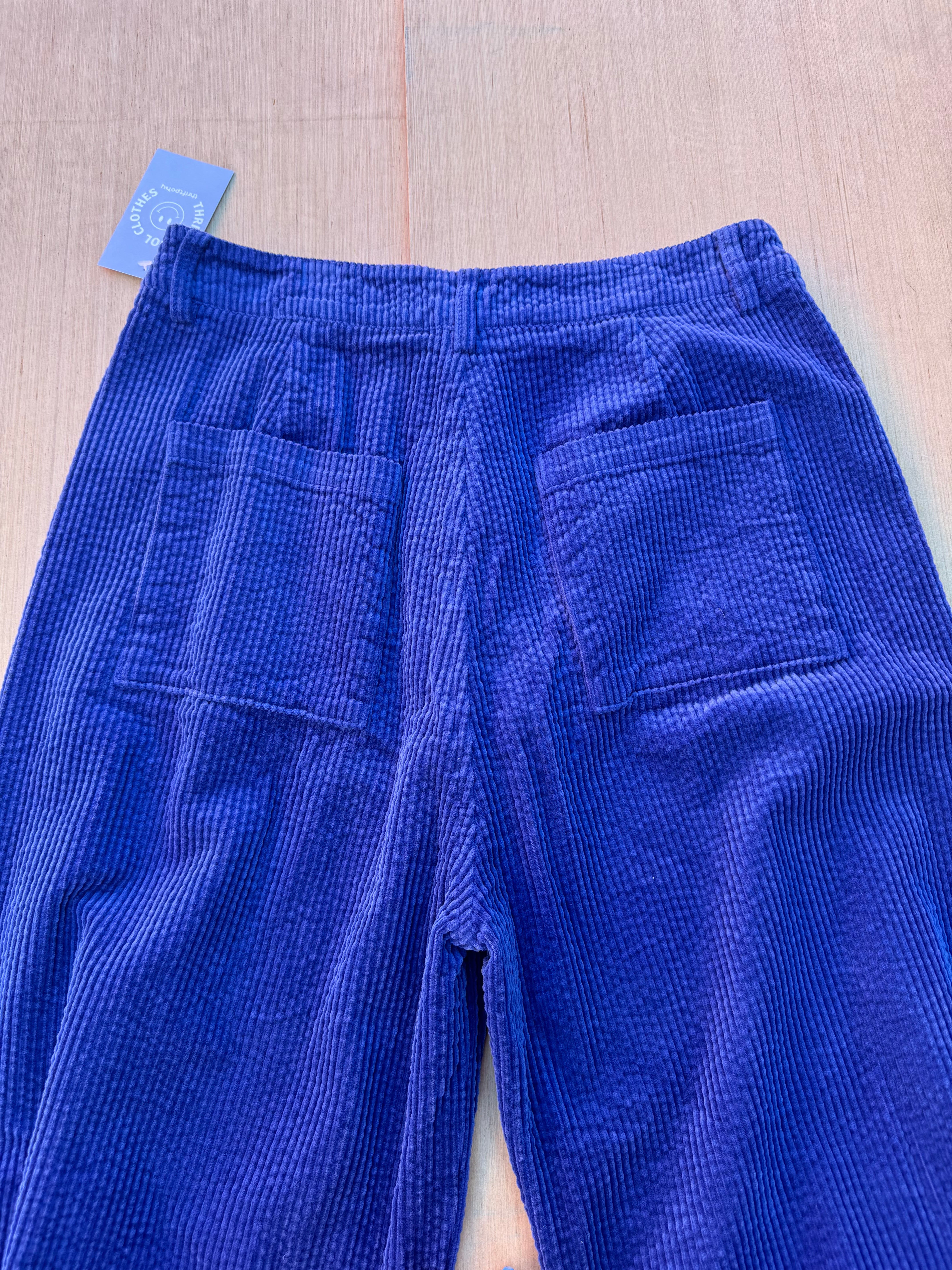 blue rollas cord pants, 12/L