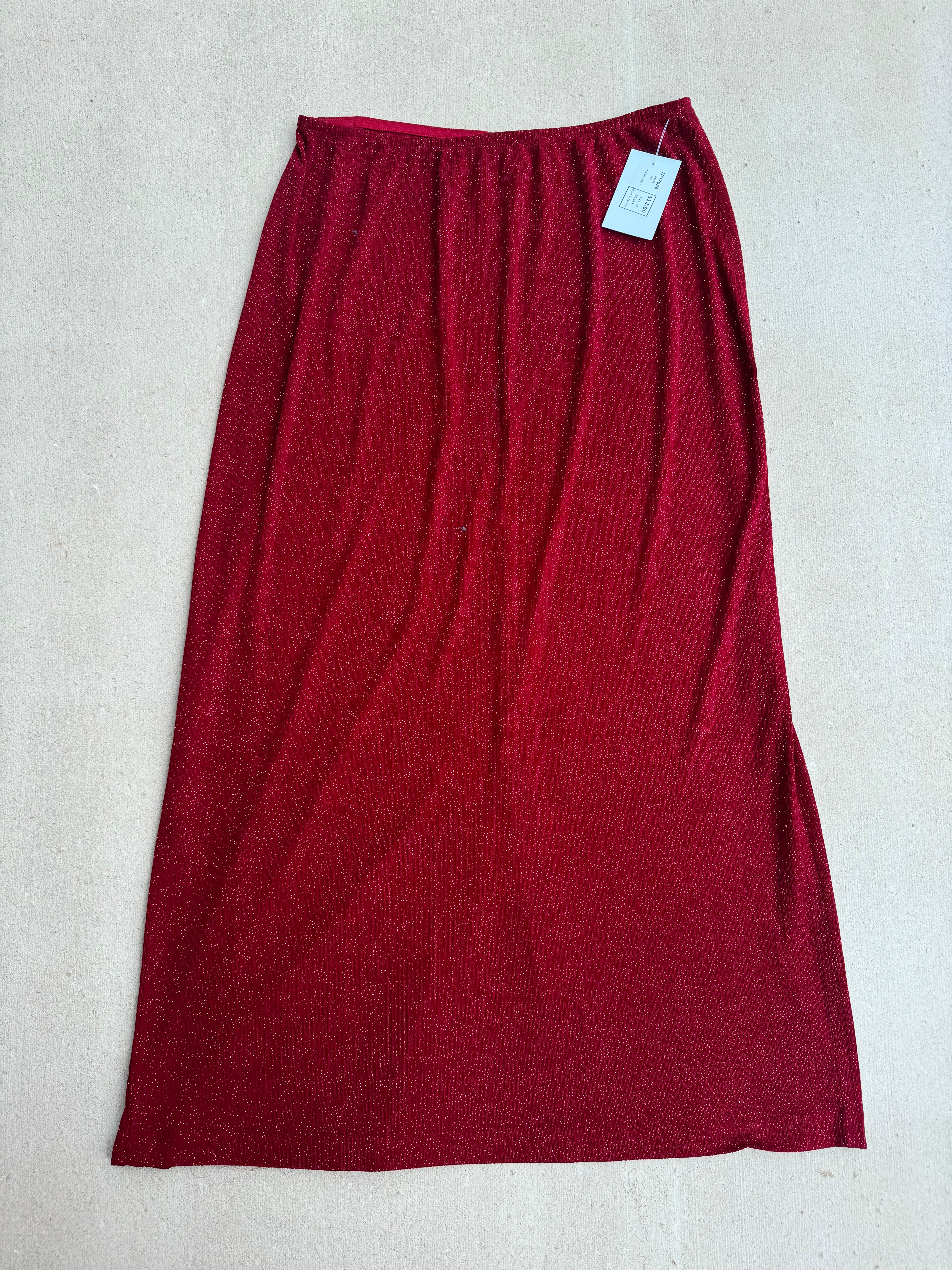 Red patra sparkle maxi, XL