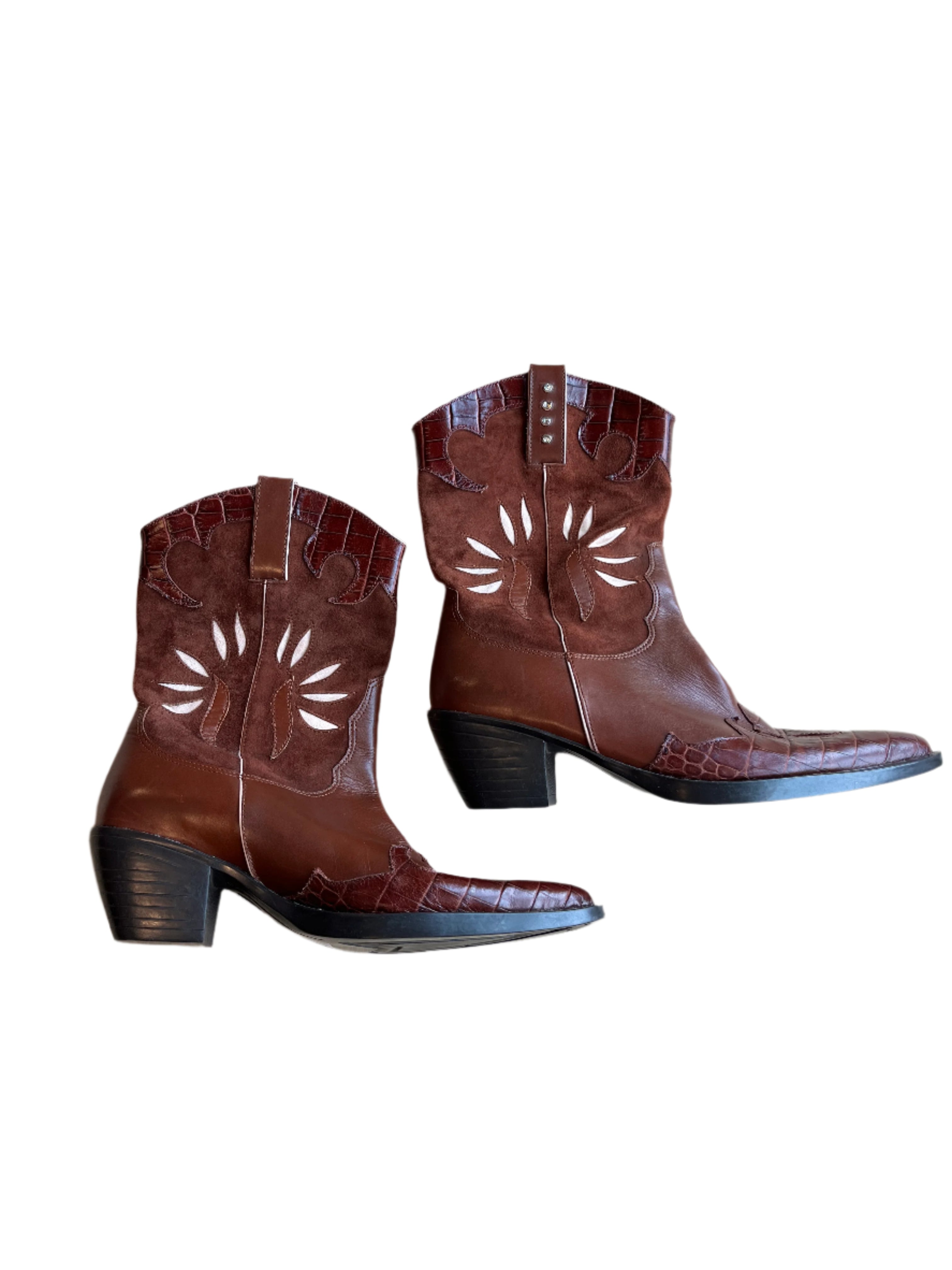 Brown Van eli Cowboy boots, 8