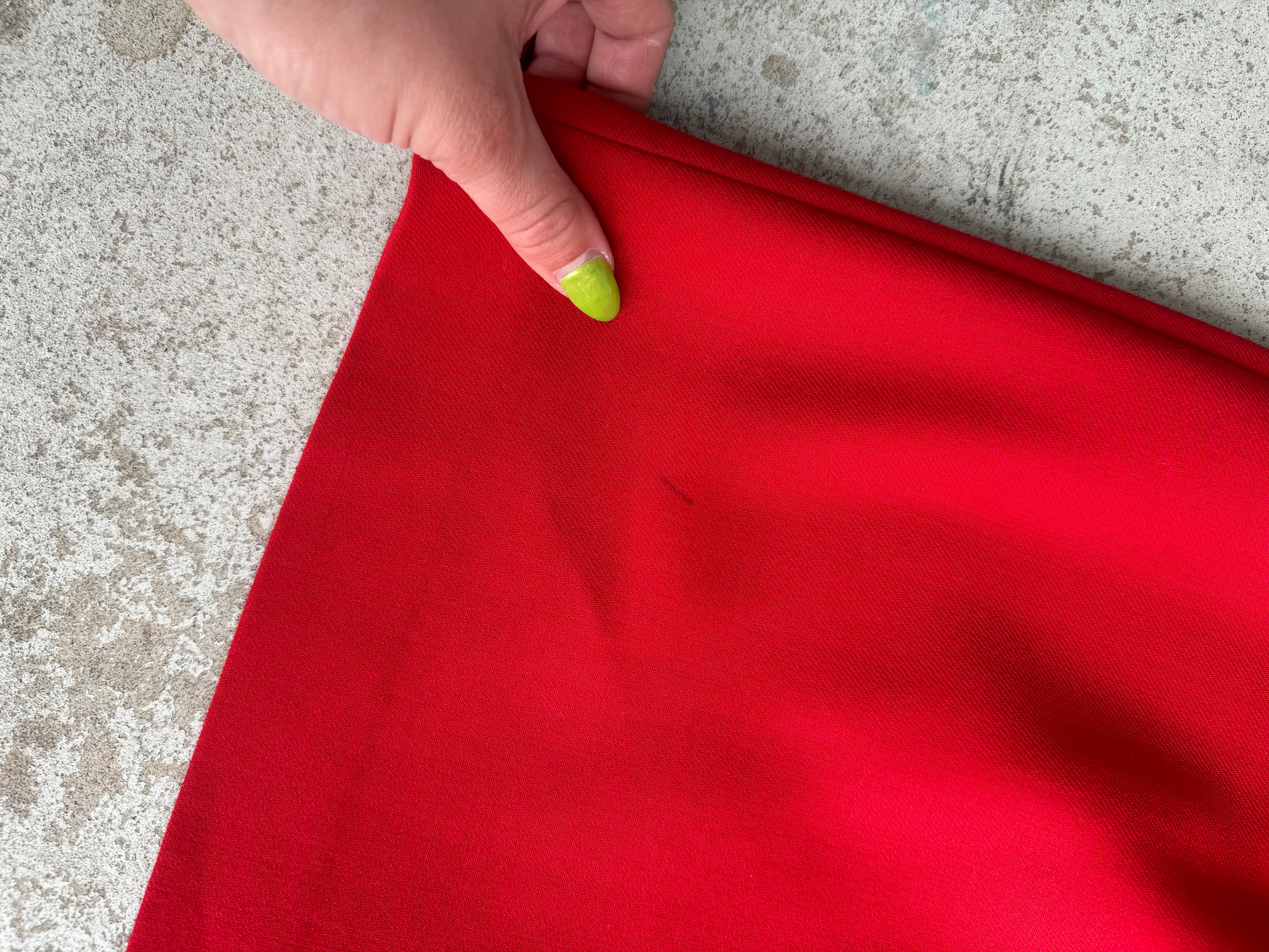 Red Dolce & gabanna Vtg wool mini skirt, 6