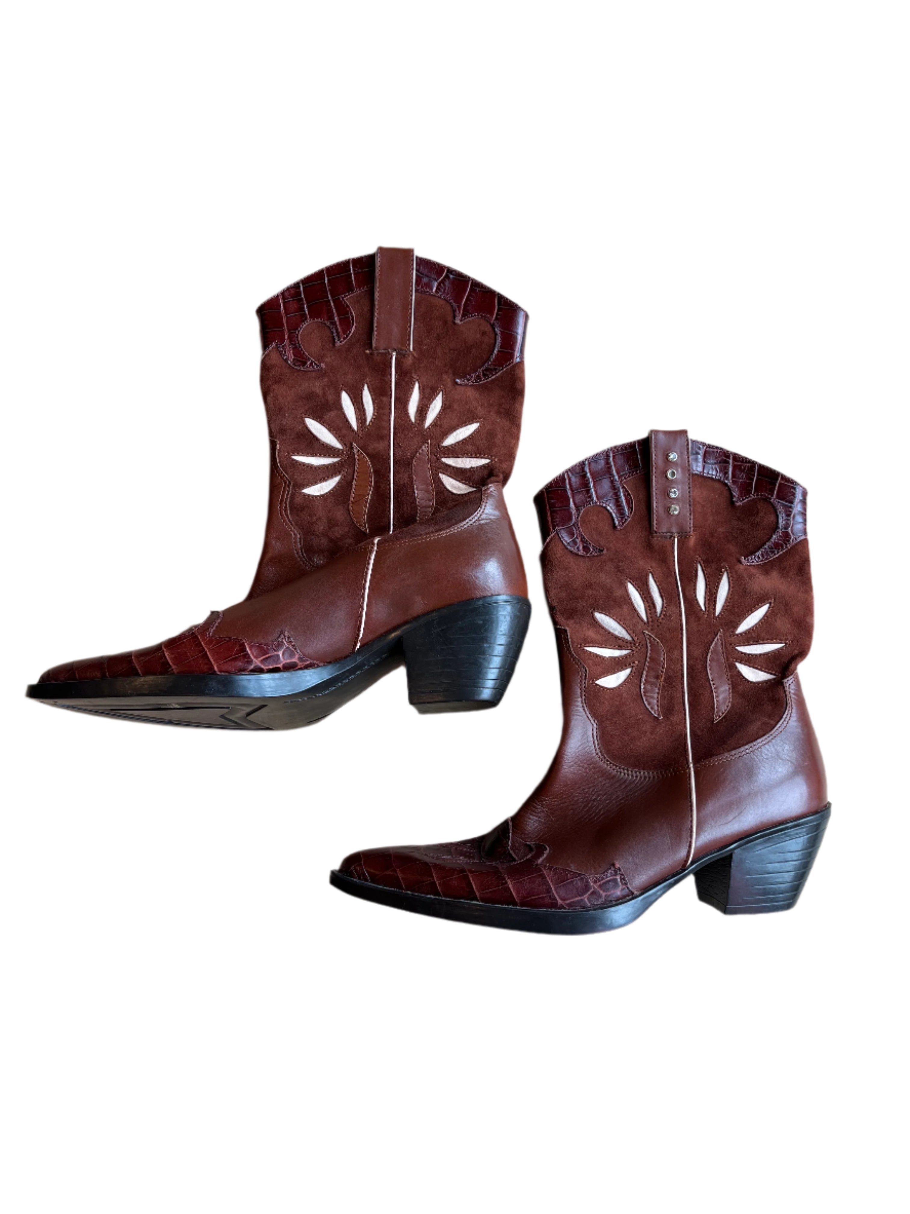 Brown Van eli Cowboy boots, 8