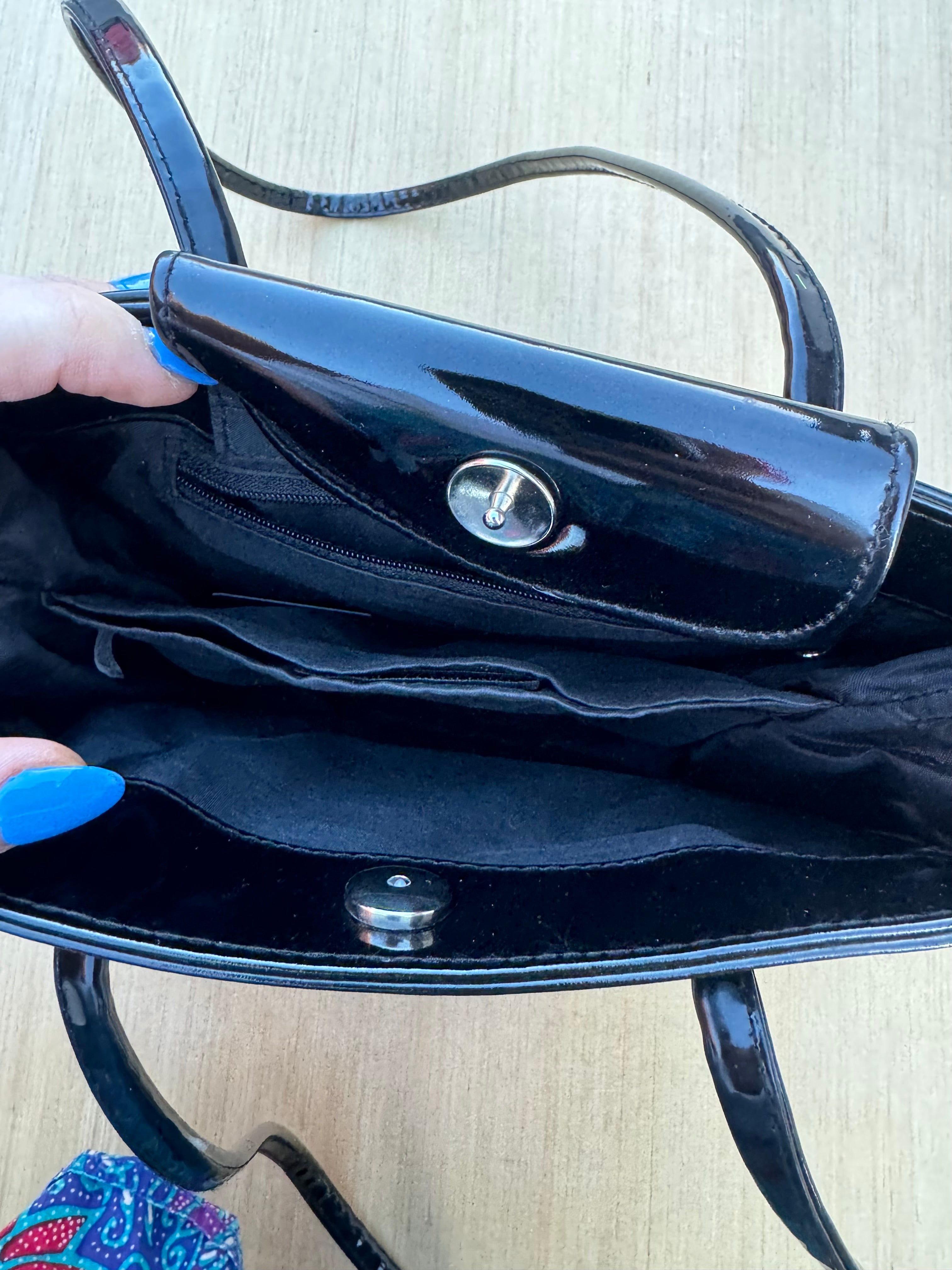 black connections purse