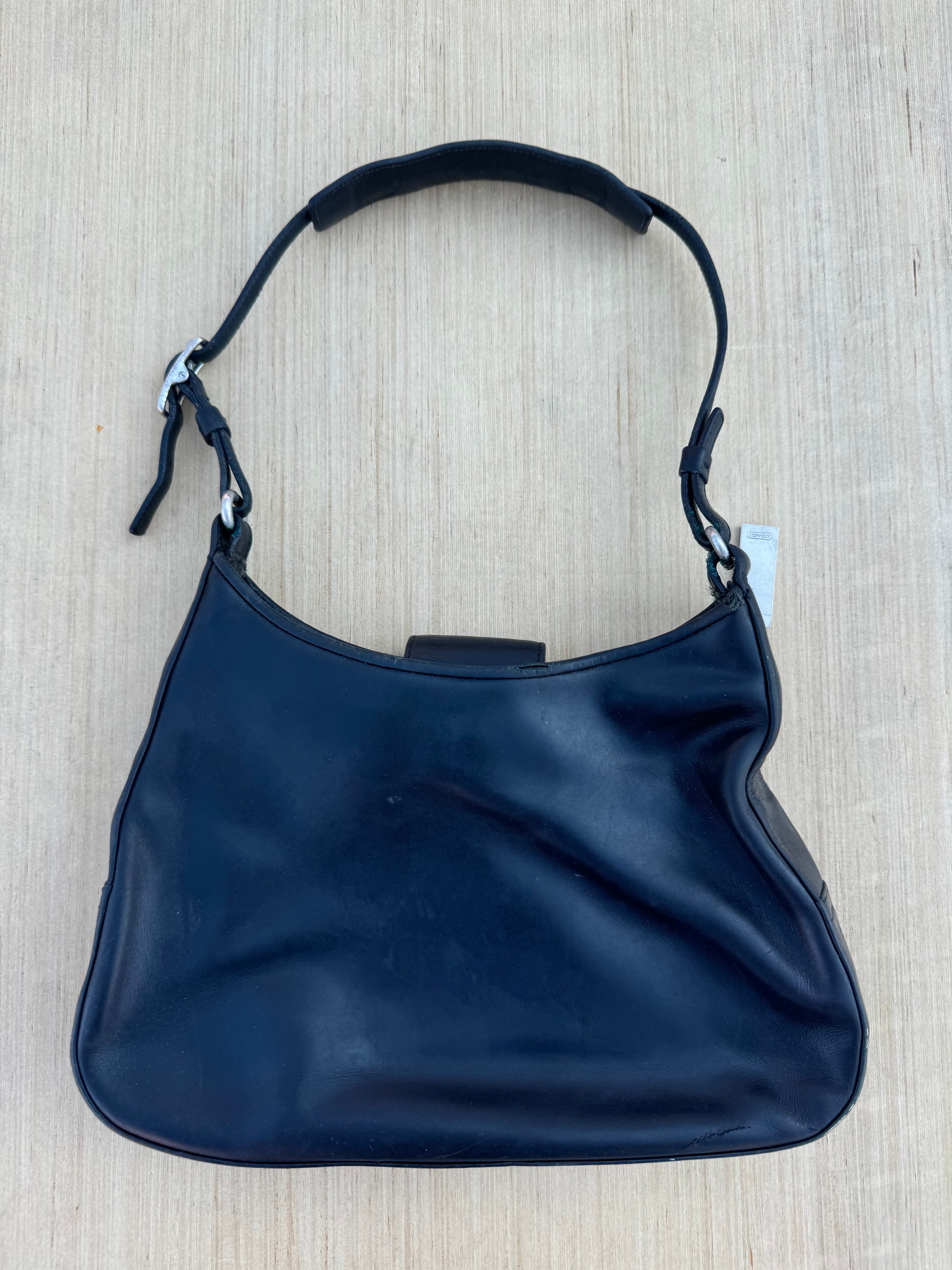 Black Coach Leather shoulder bag