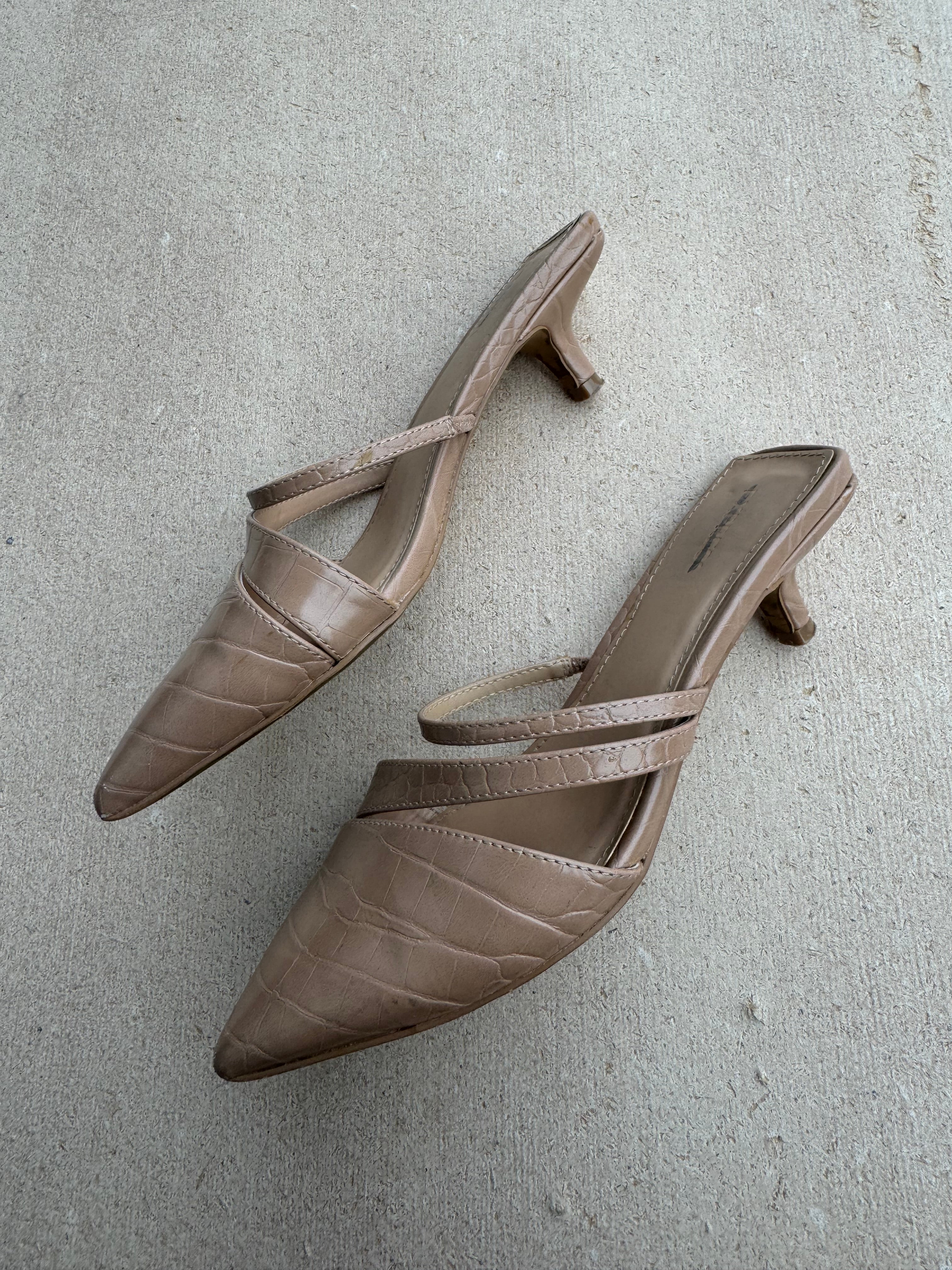 nude express kitten heels, 6