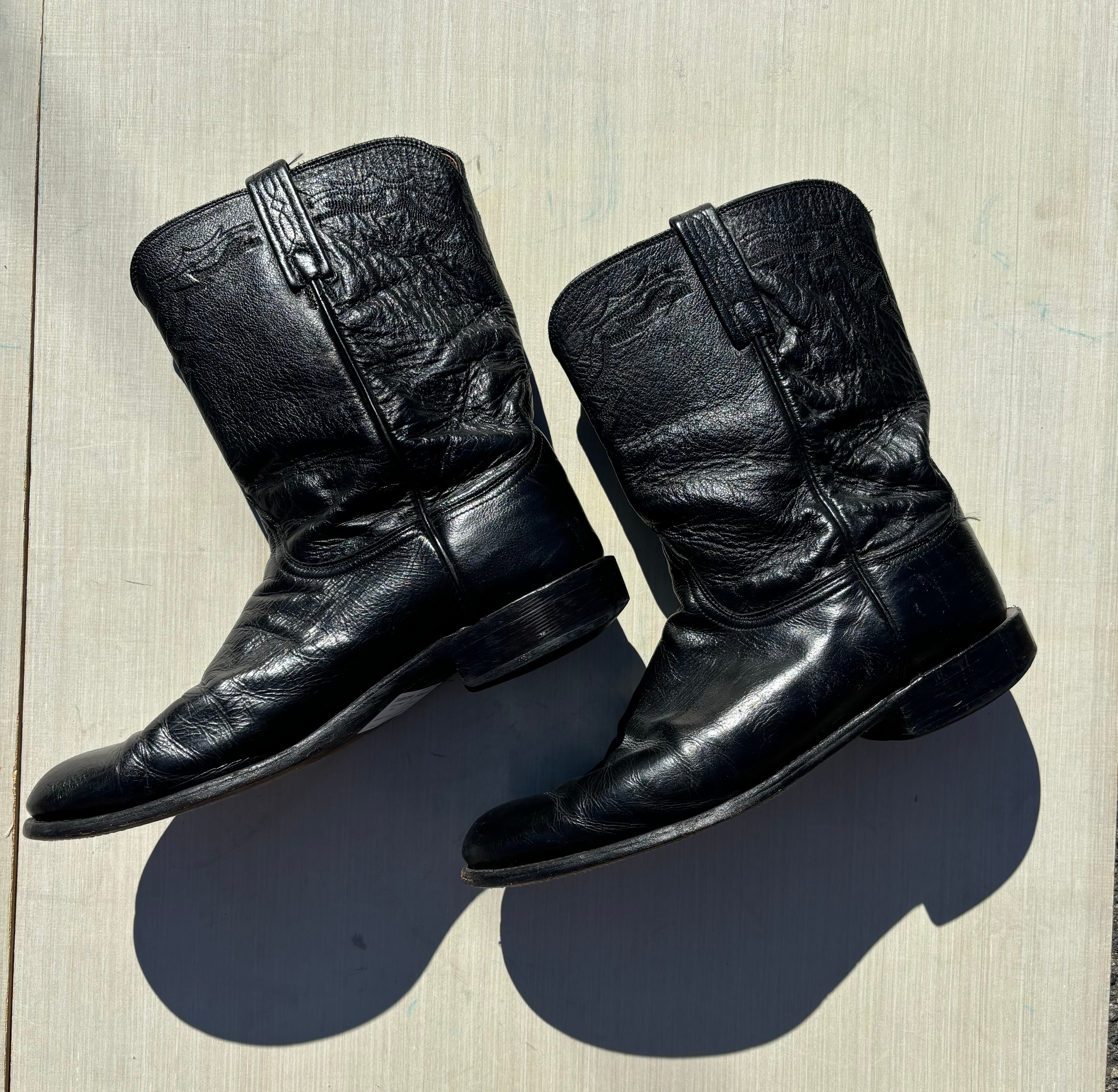 black luccheses cowboy boots, 12 mens