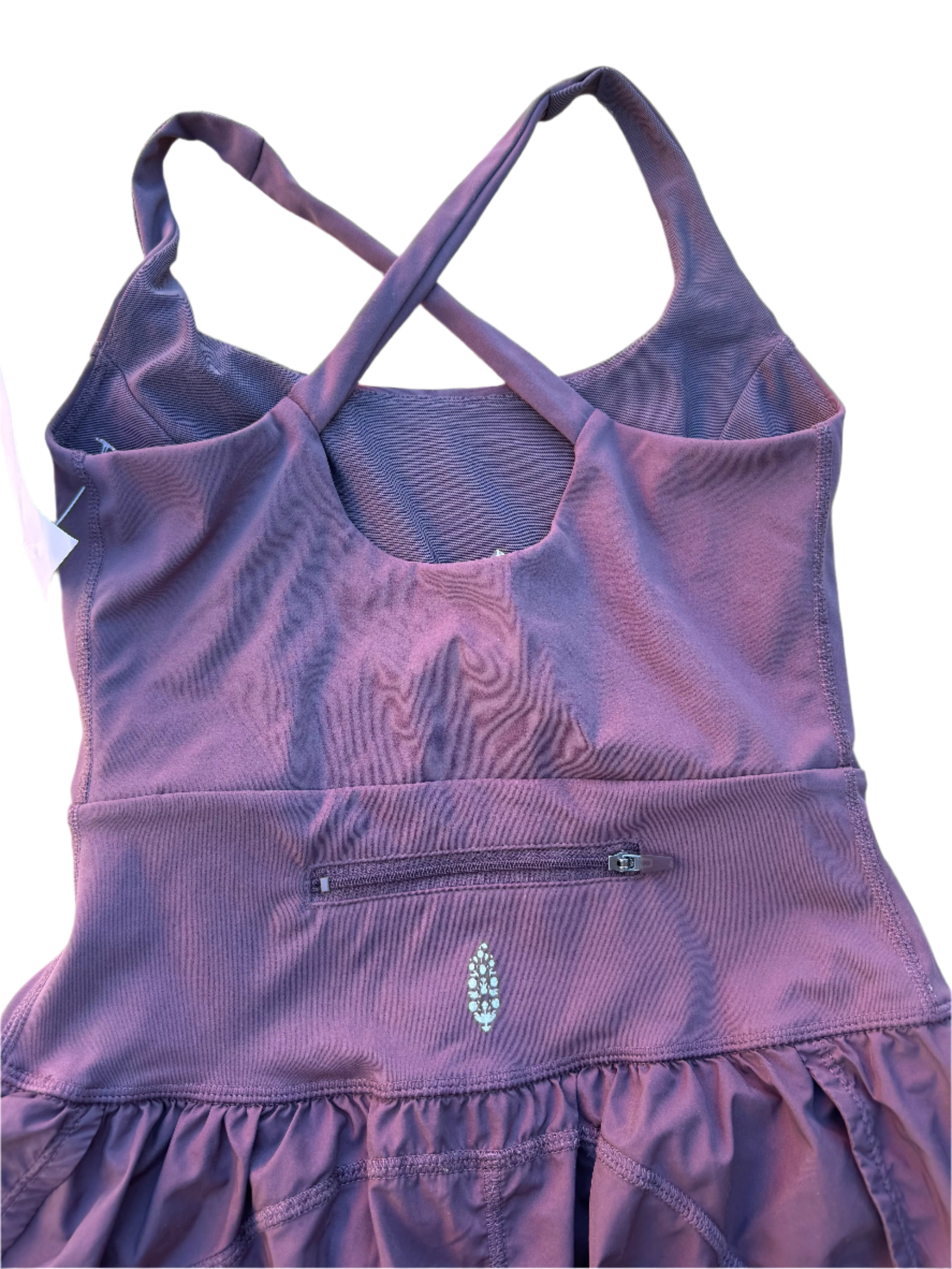 Purple Free people athletic romper, Xs