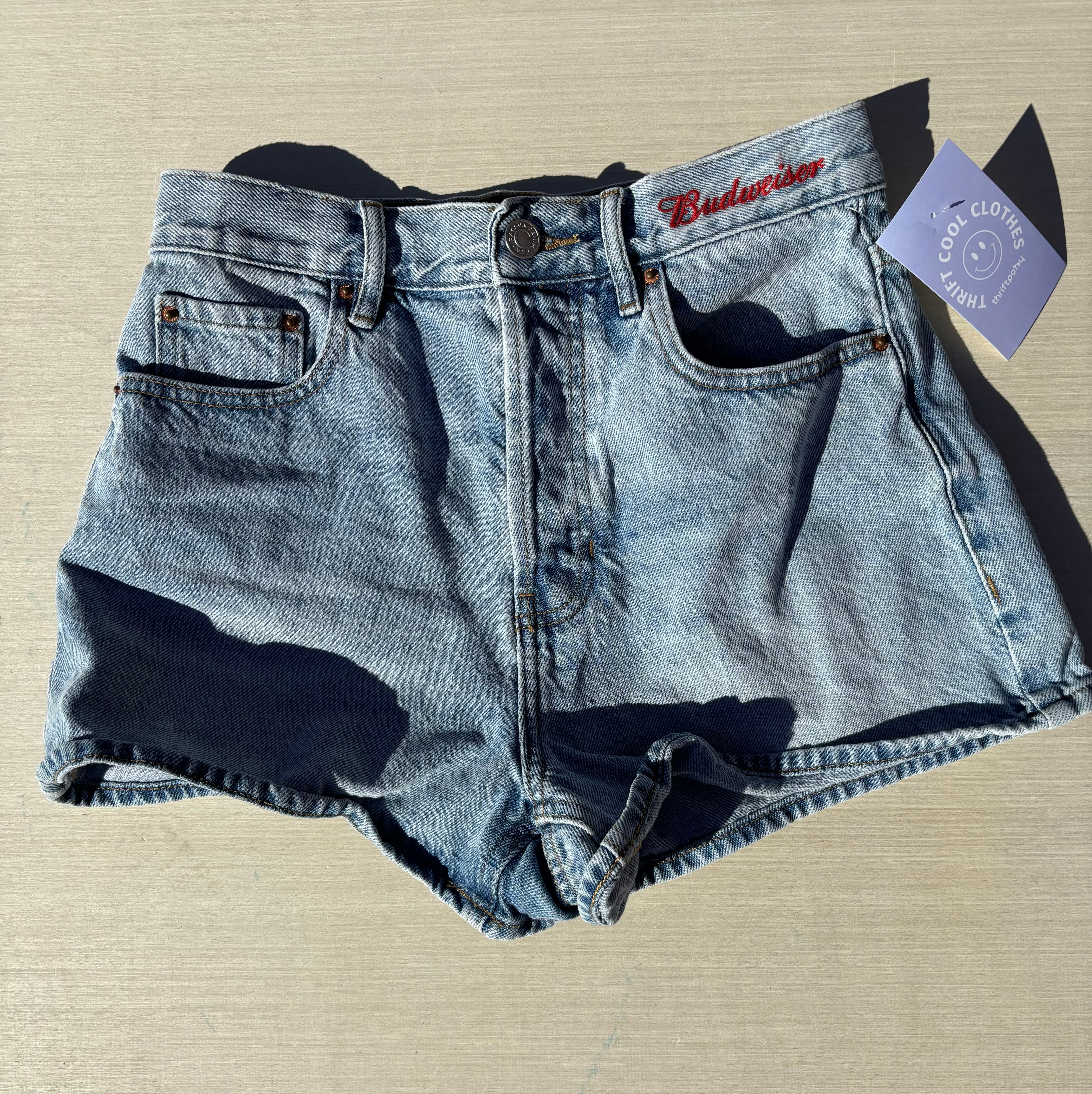 blue budweiser x pacsun budweiser daisy dukes, 26