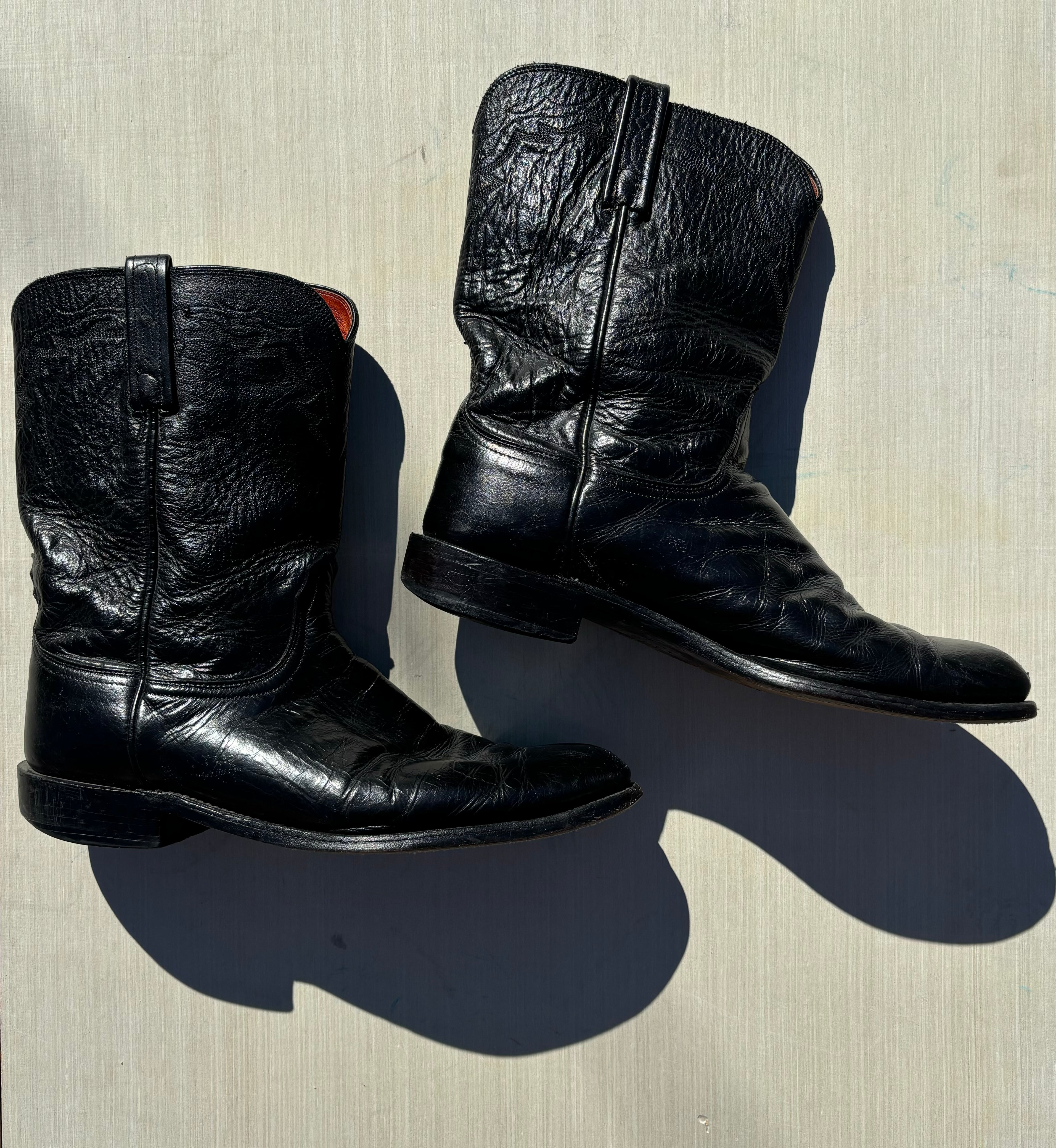 black luccheses cowboy boots, 12 mens