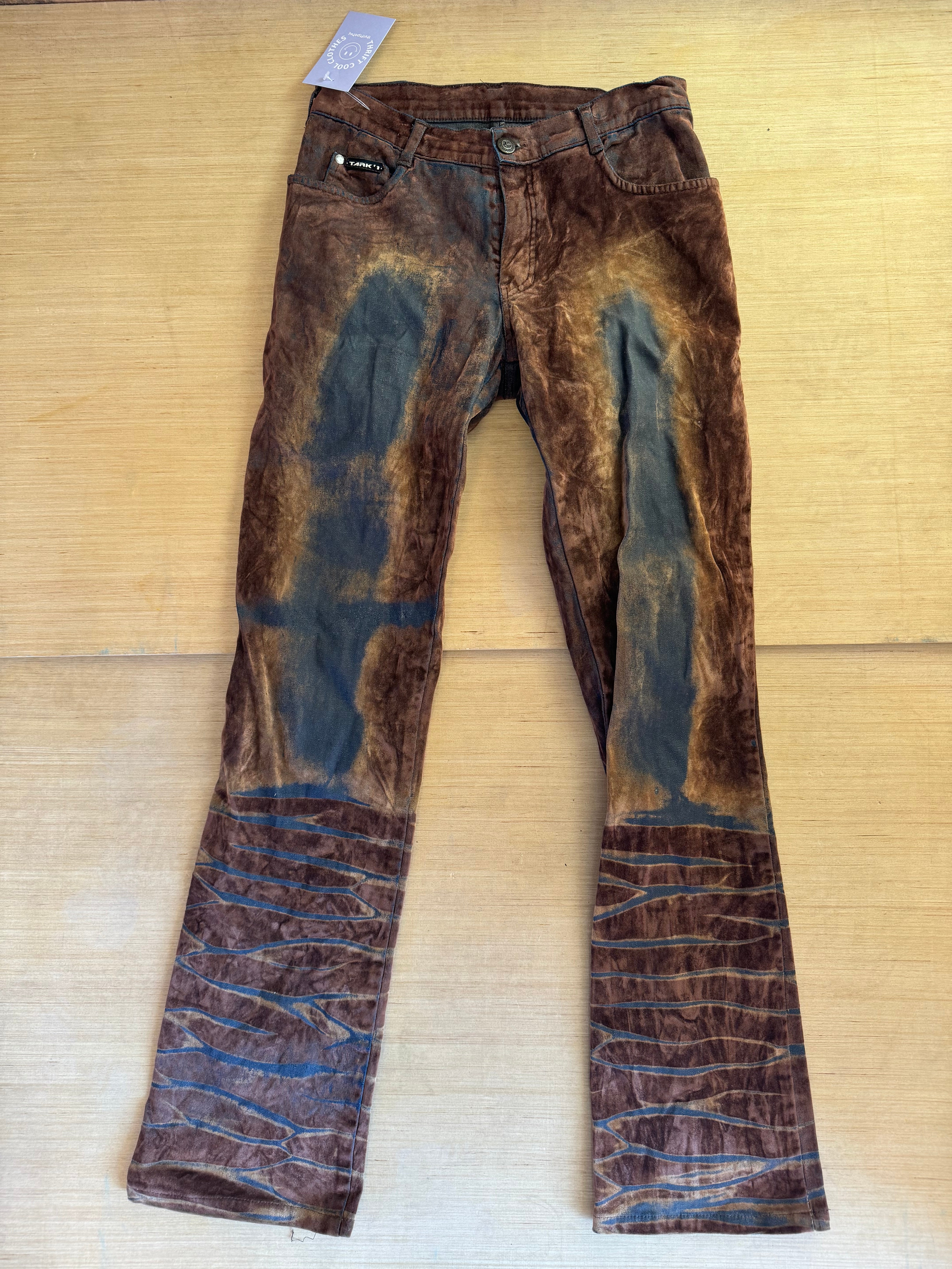 brown tark '1 velour y pants, 4 (fit like a 25)