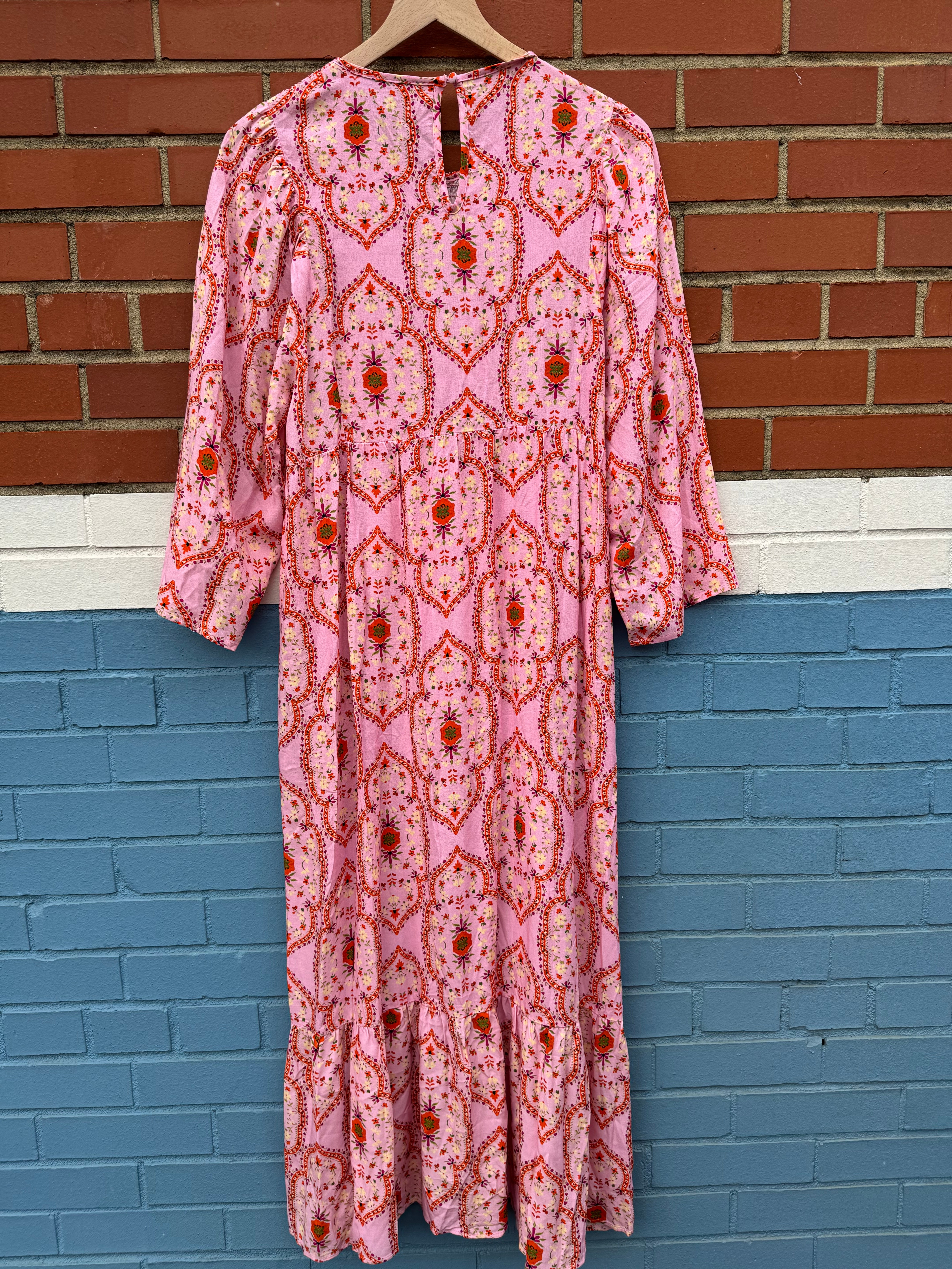 pink never fully dressed floral maxi, 6