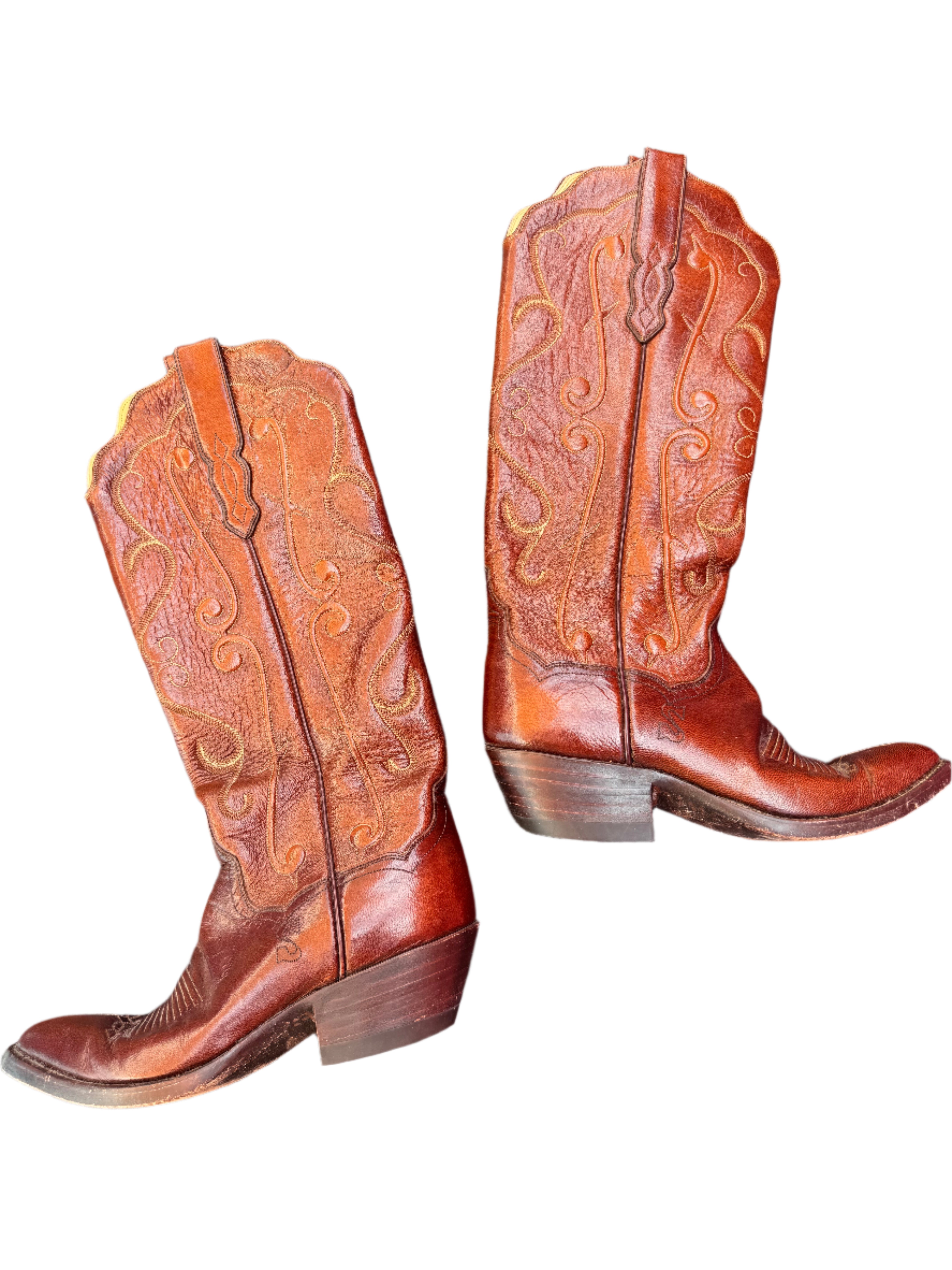 Brown  Vtg cowboy boots, Women’s 5.5