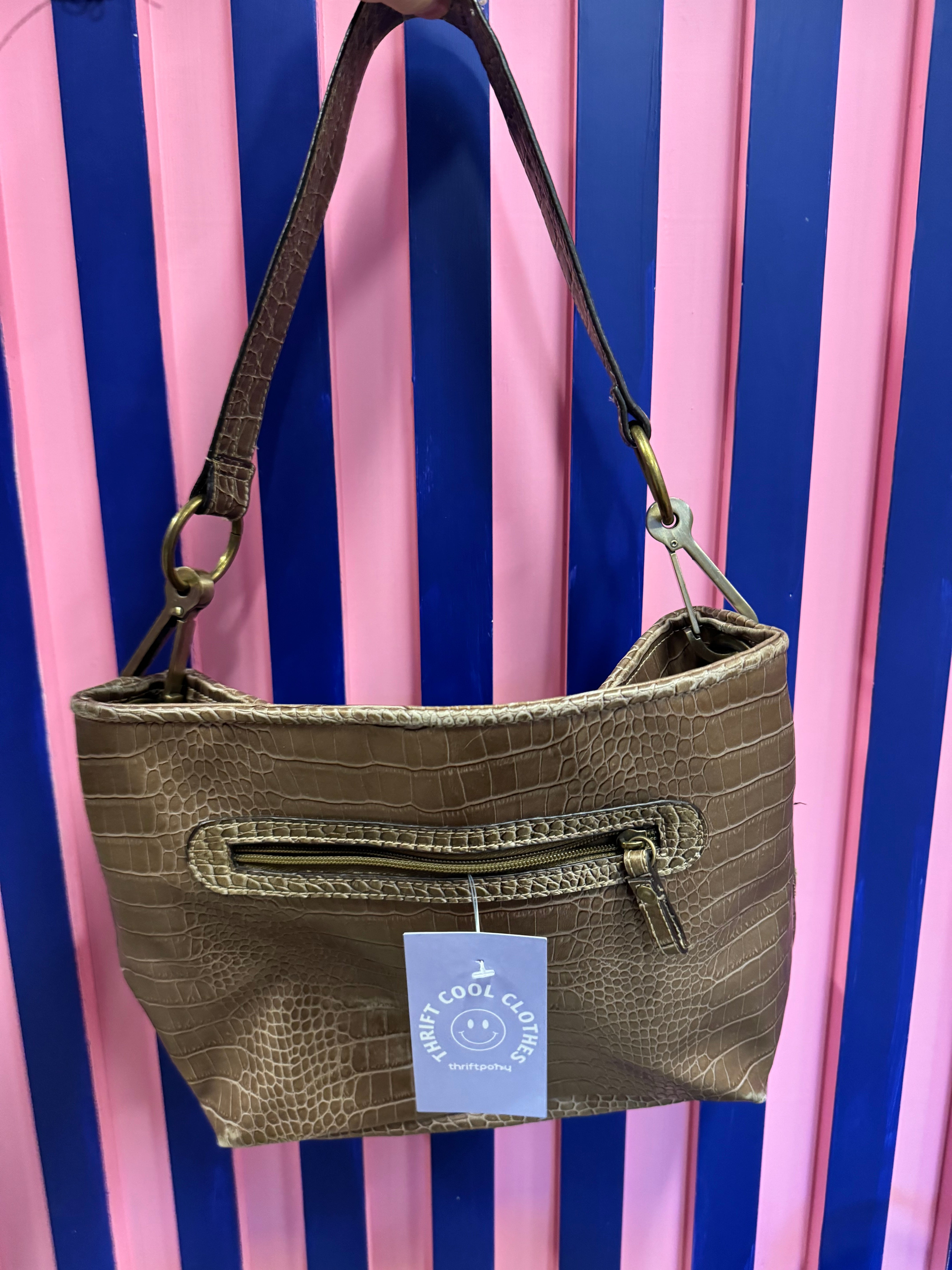 Brown Bueno Checkered shoulder bag