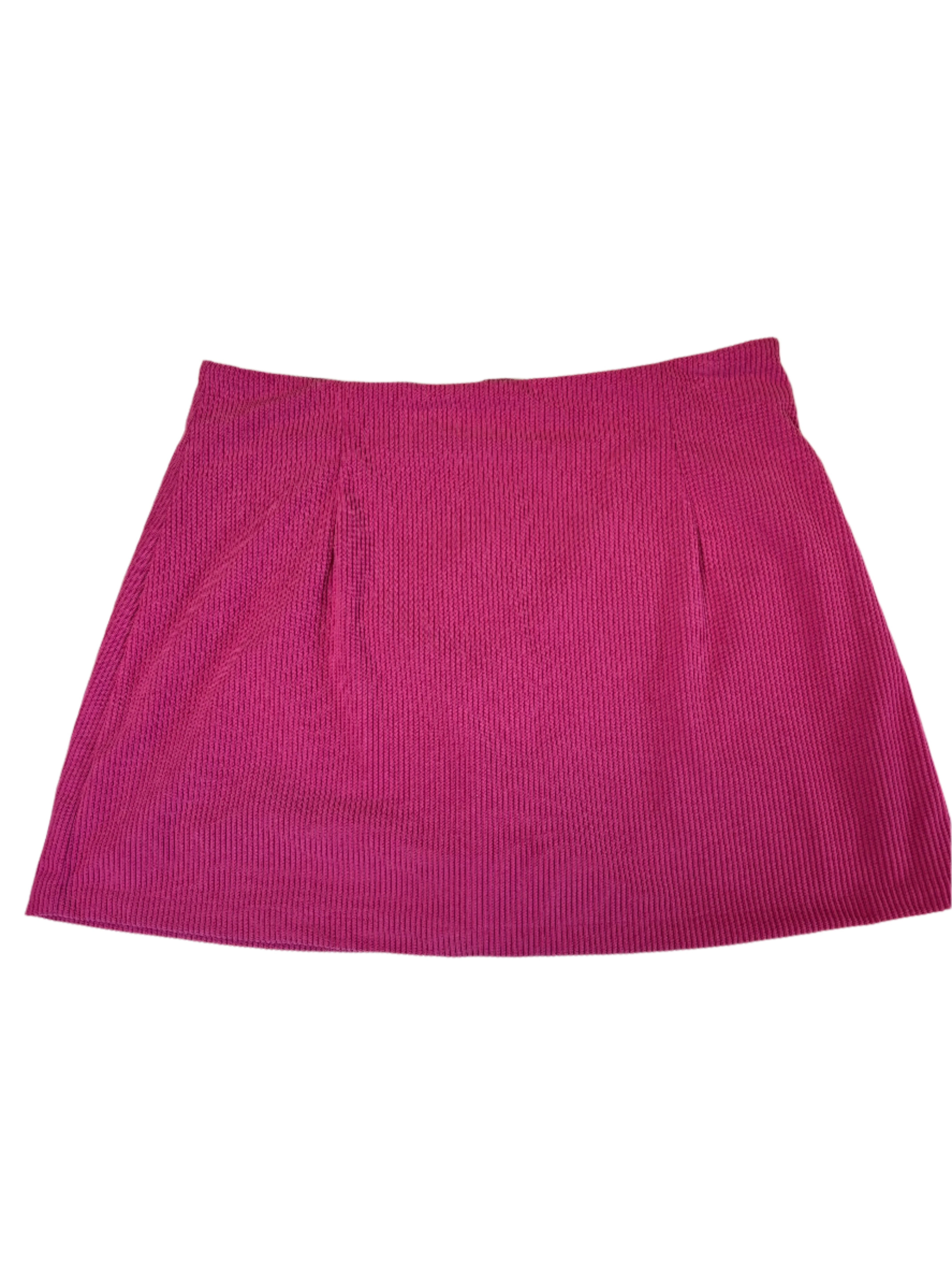 PINK HALARA NWT CORDUROY MINI SKORT, xl