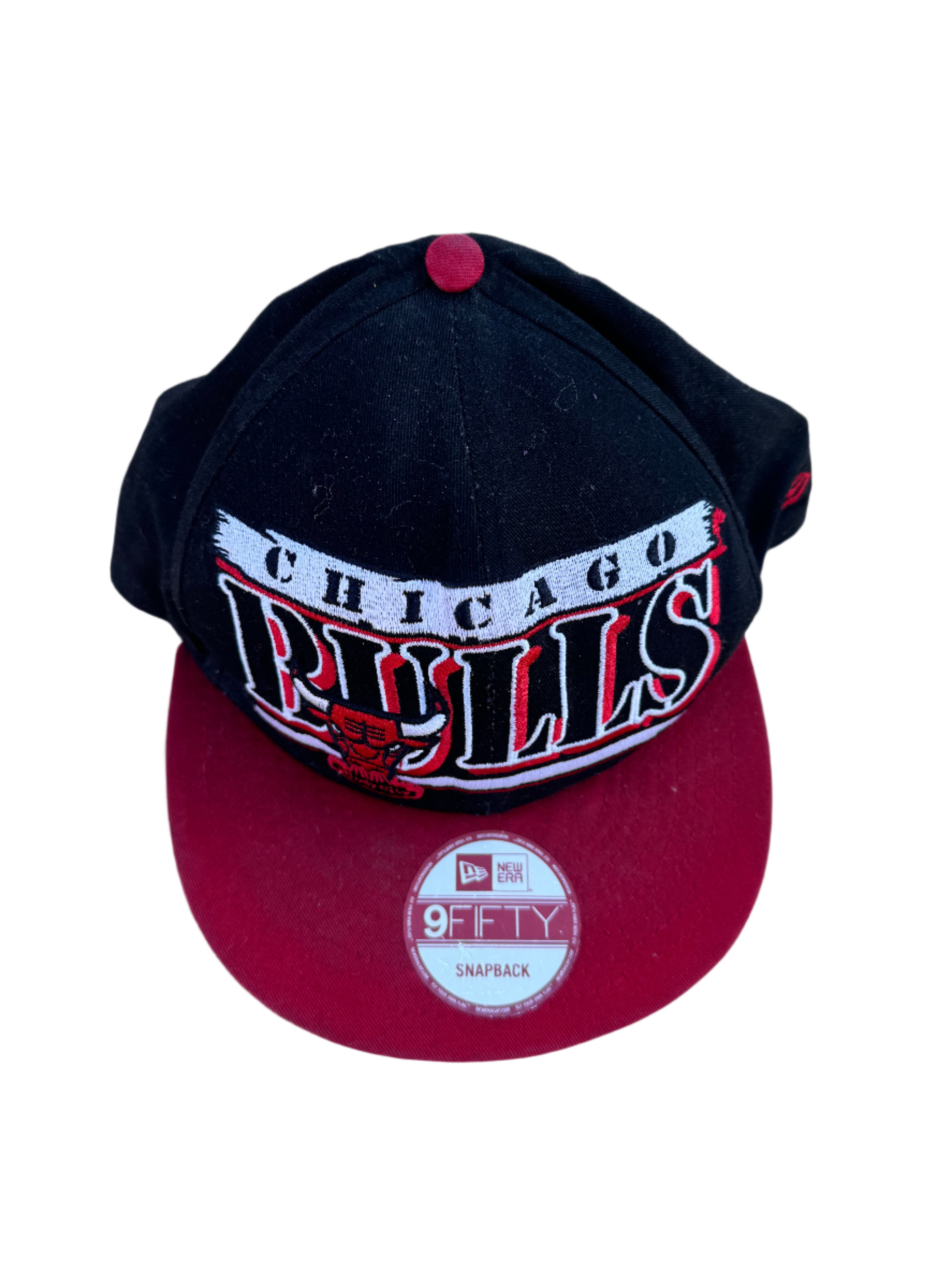 Black red  Chicago bulls hat