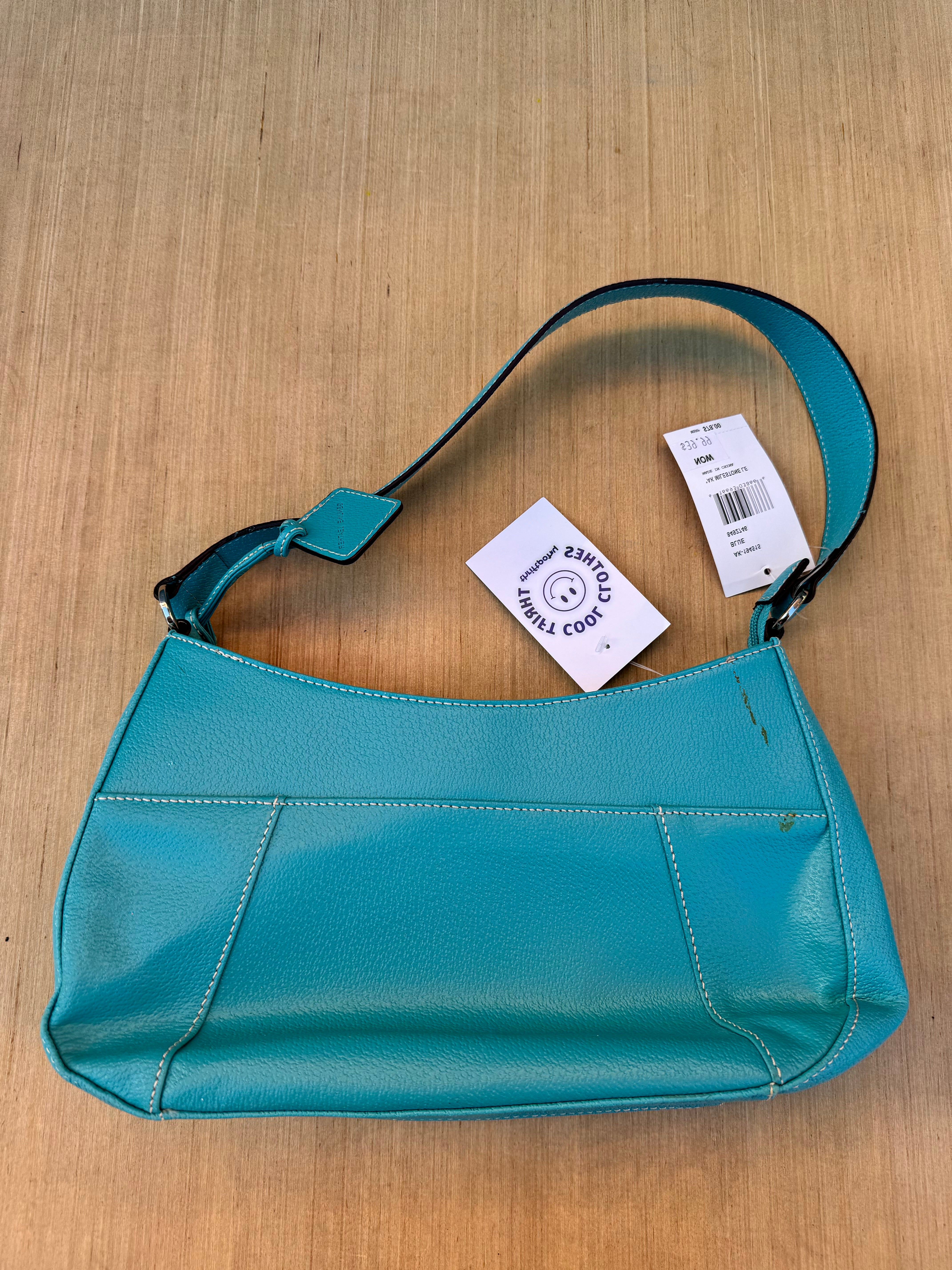 teal anne klein DEADSTOCK handbag