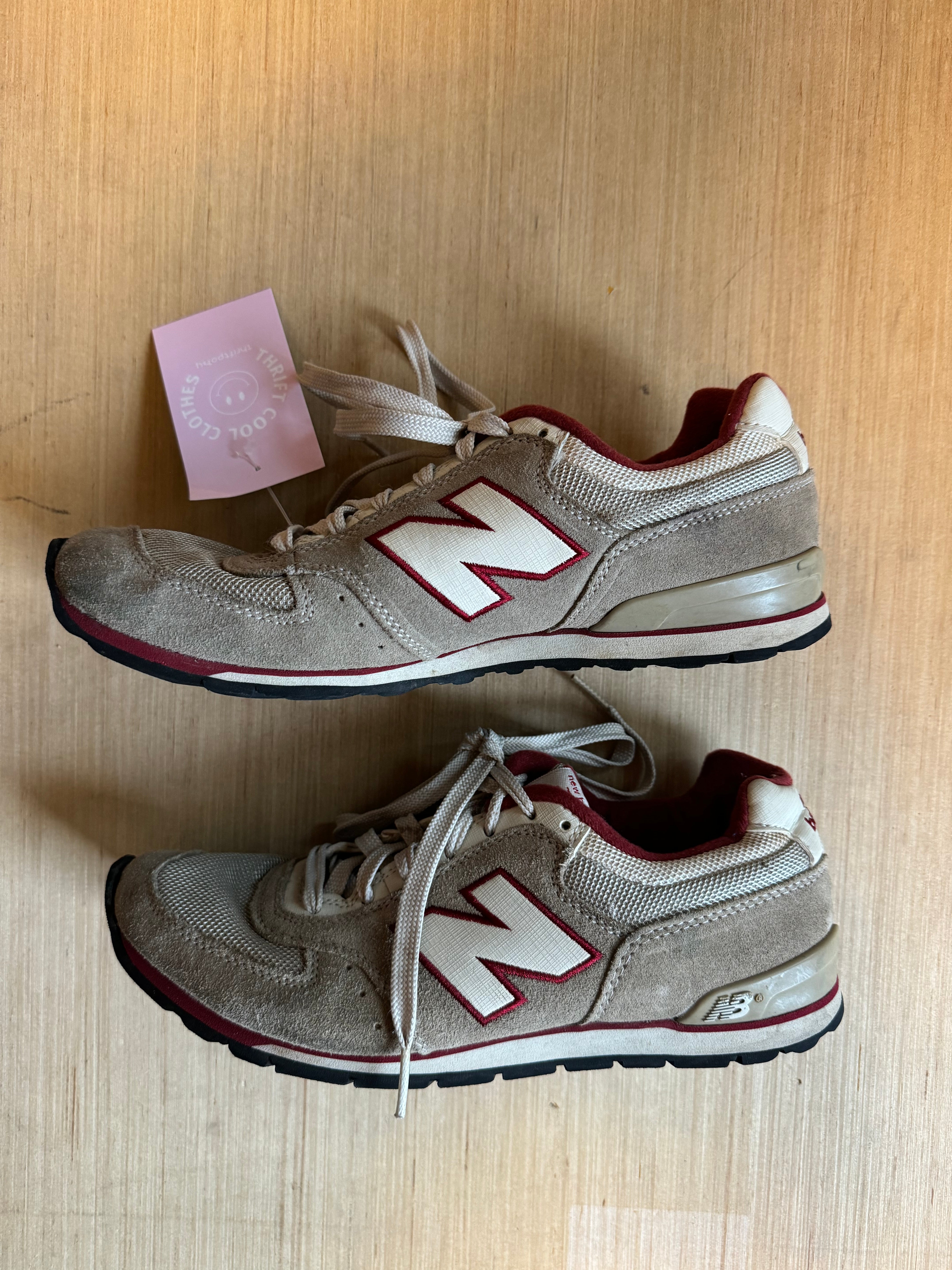 beige maroon new balance sneakers, 9