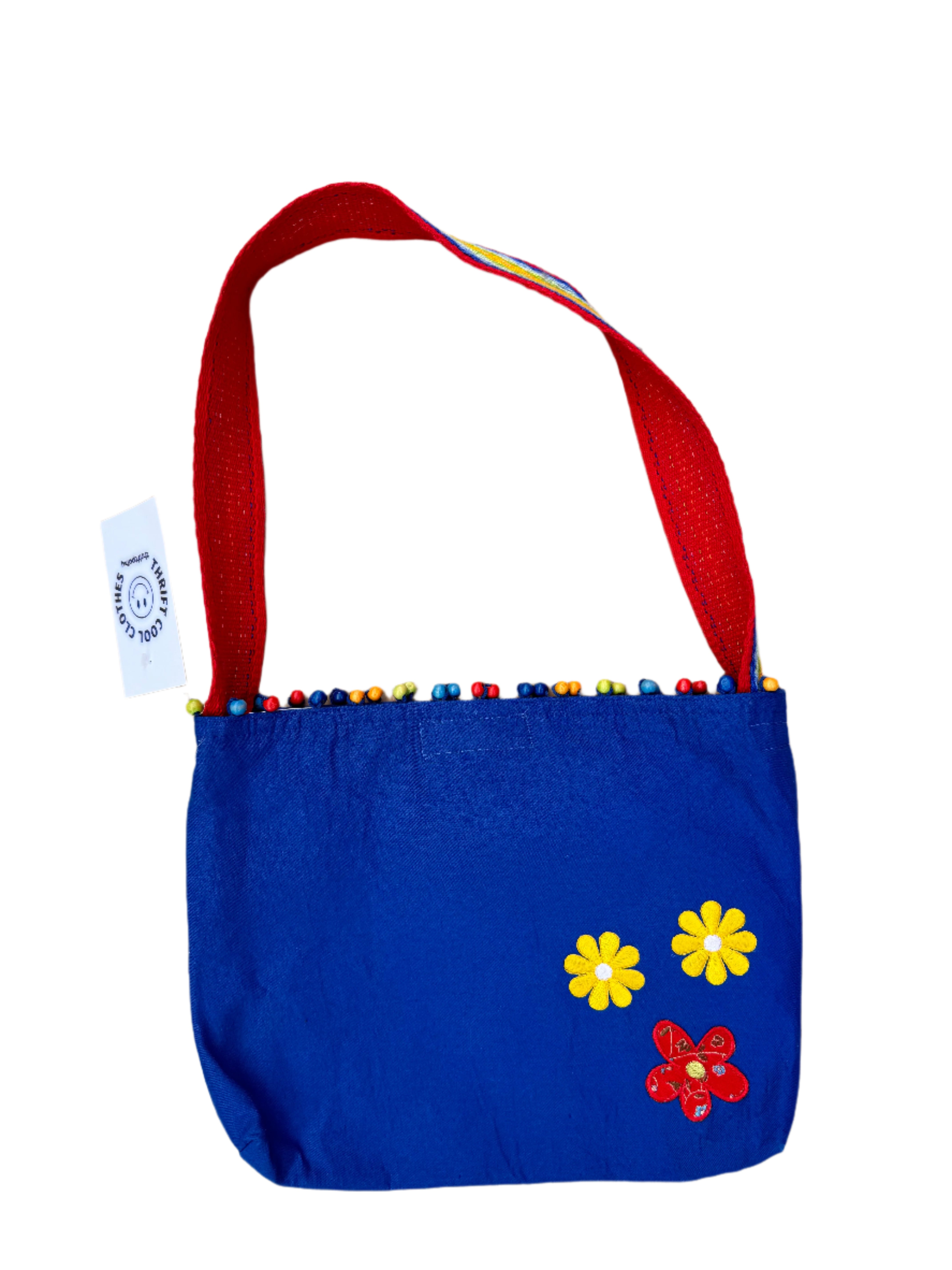 primary  floral velcro purse