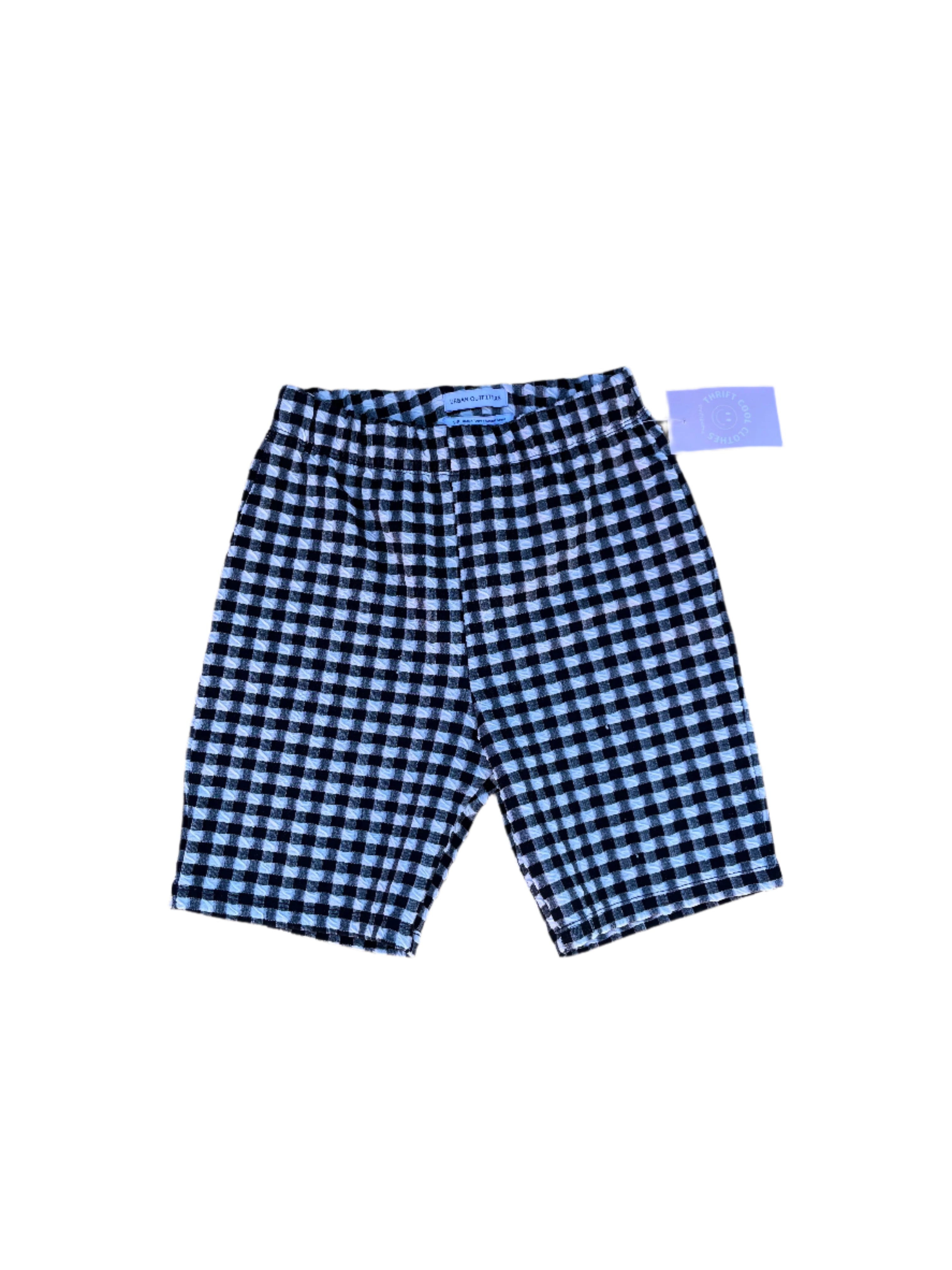 b&w urban gingham shorts, s