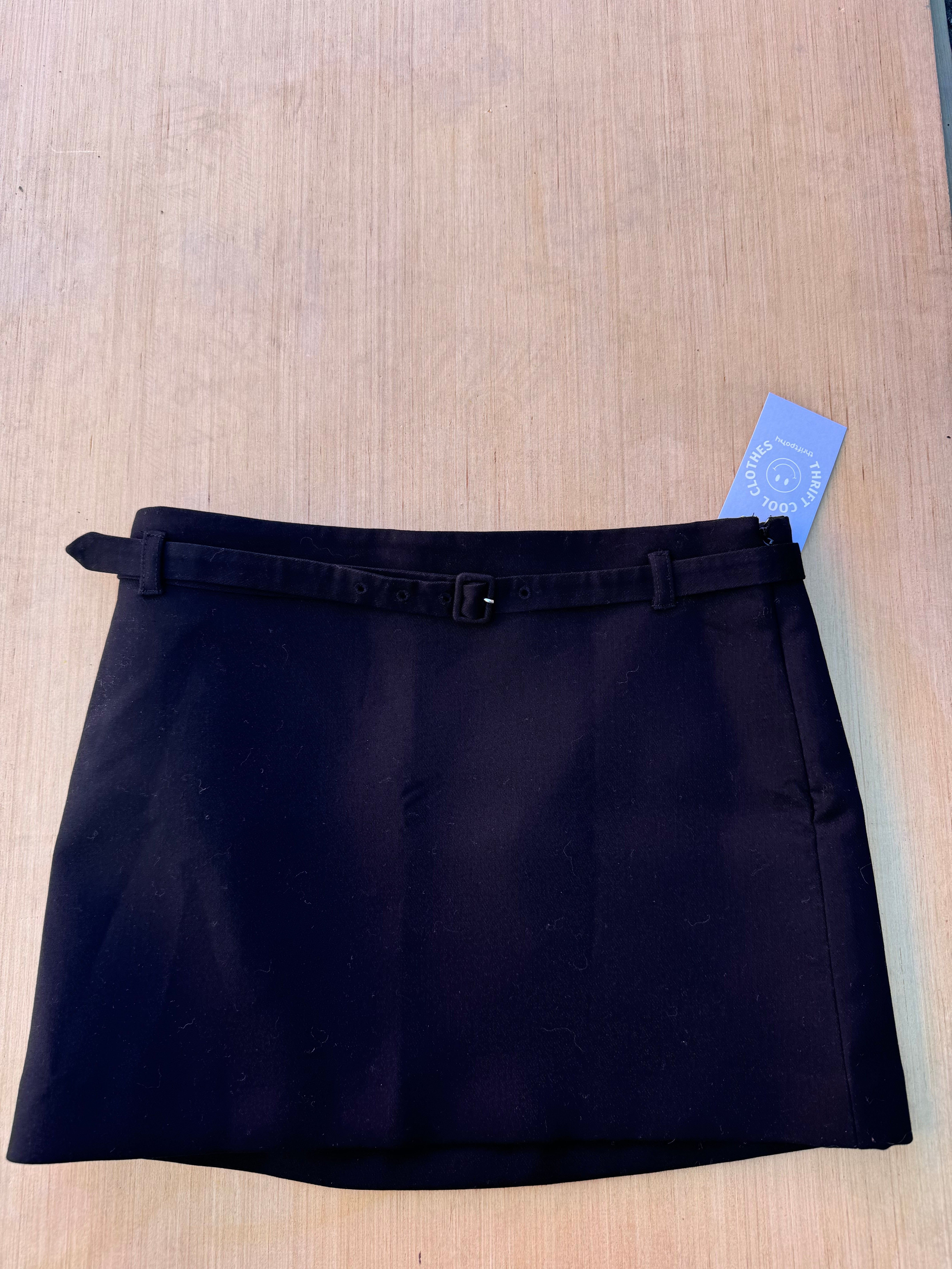 black mng Mini skirt, xs