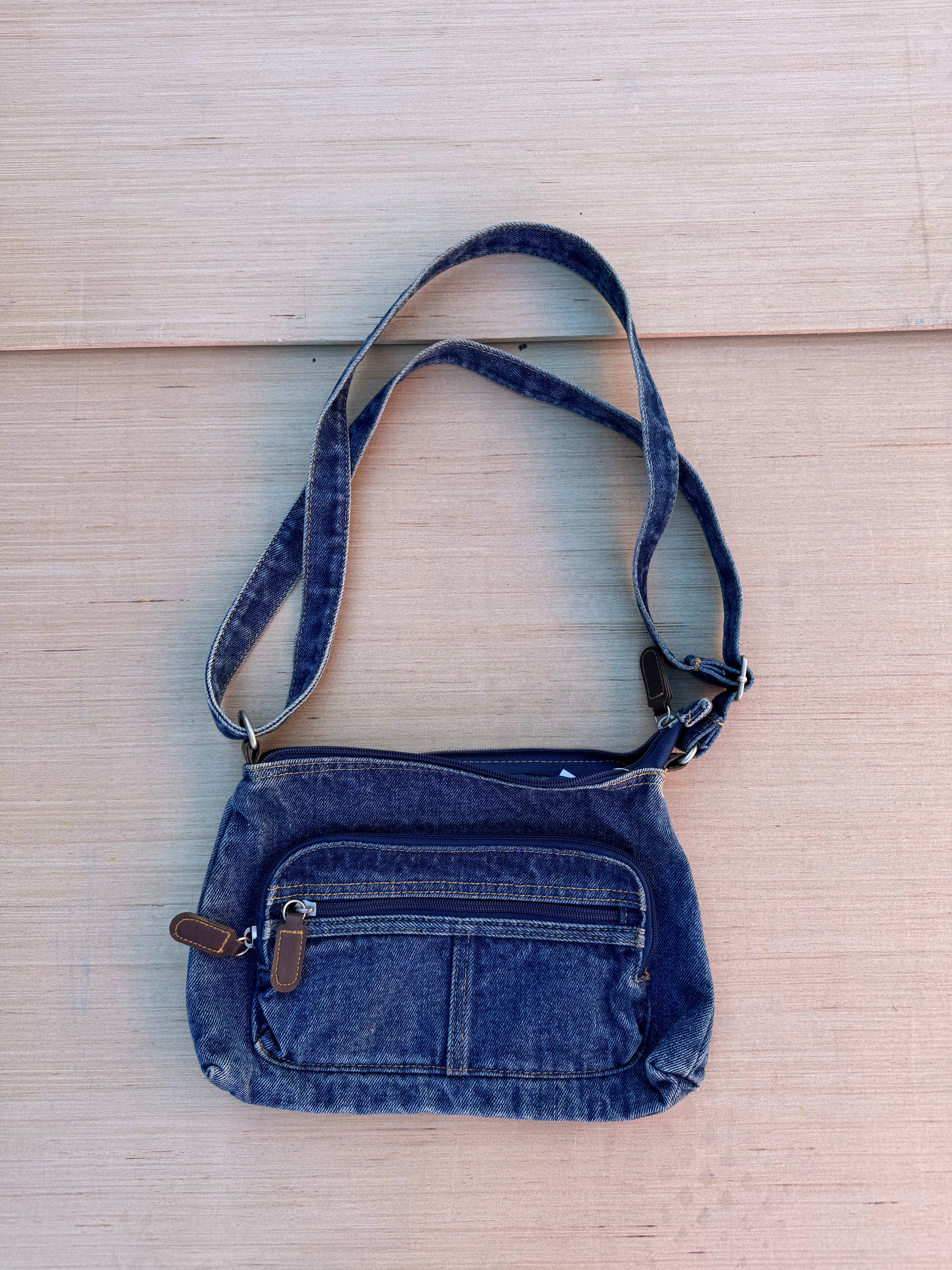 blue  jean bag