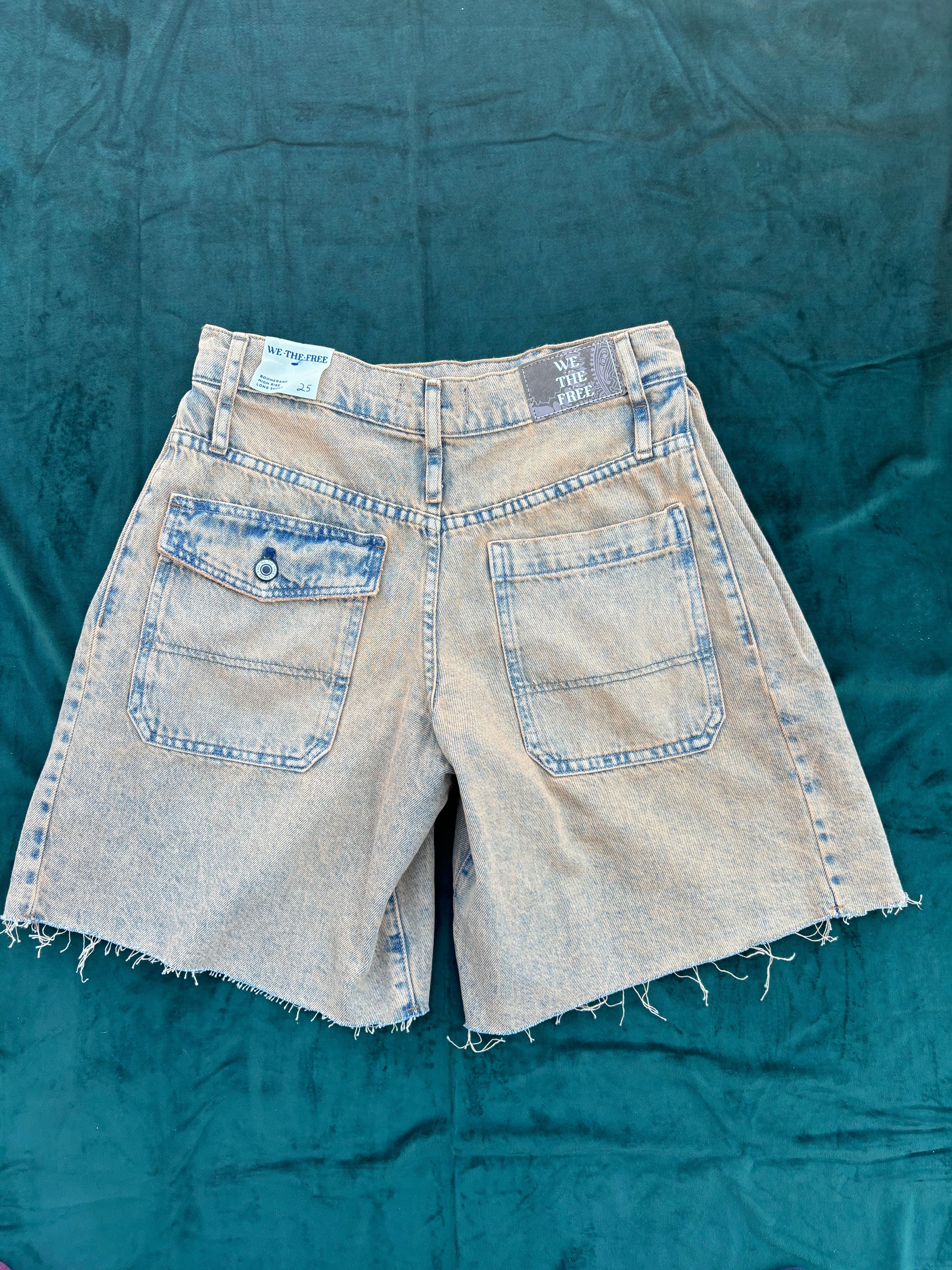 Brown Free people jorts, 25