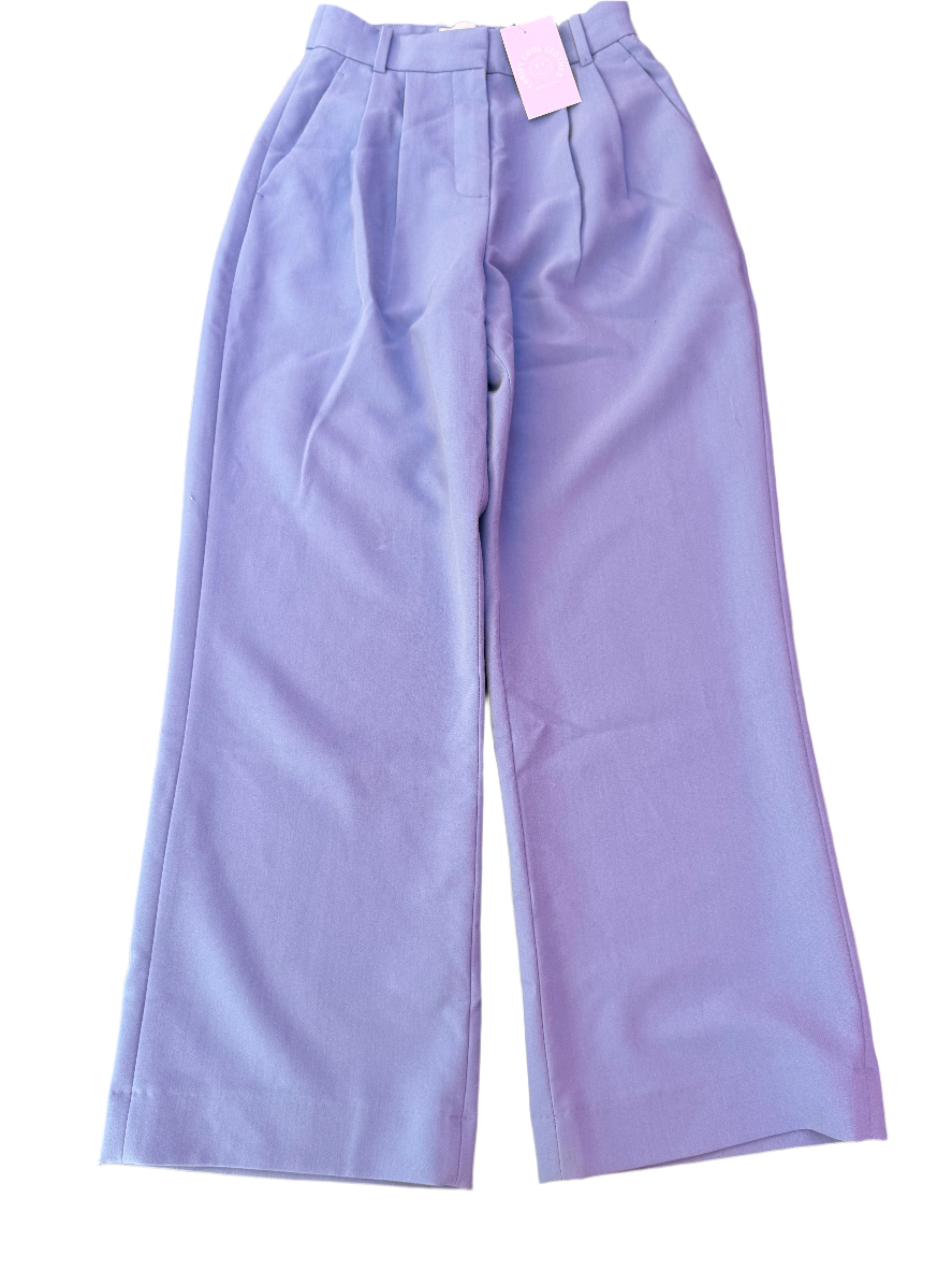 blue abercrombie & fitch pastel slacks, 00