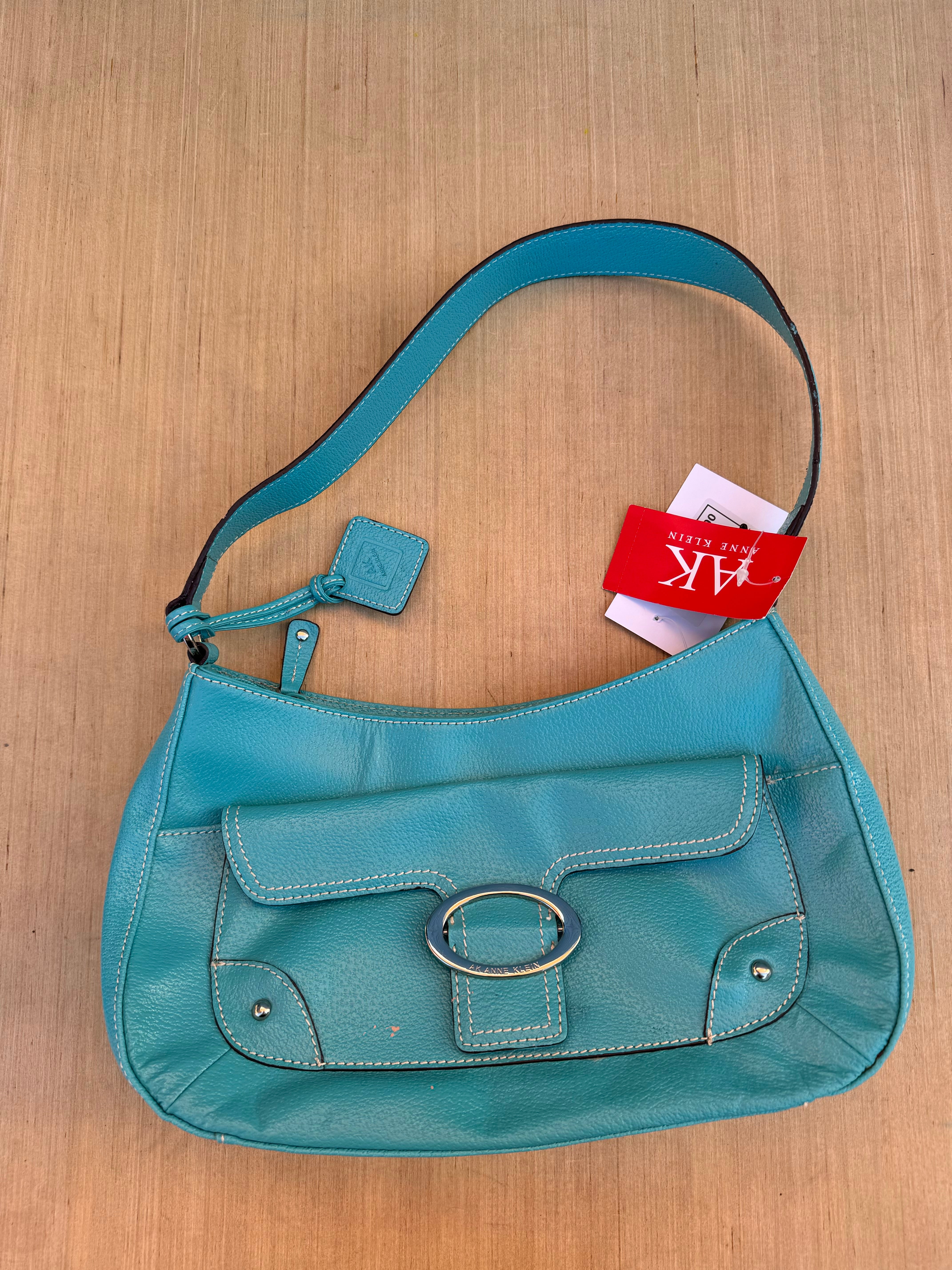 teal anne klein DEADSTOCK handbag