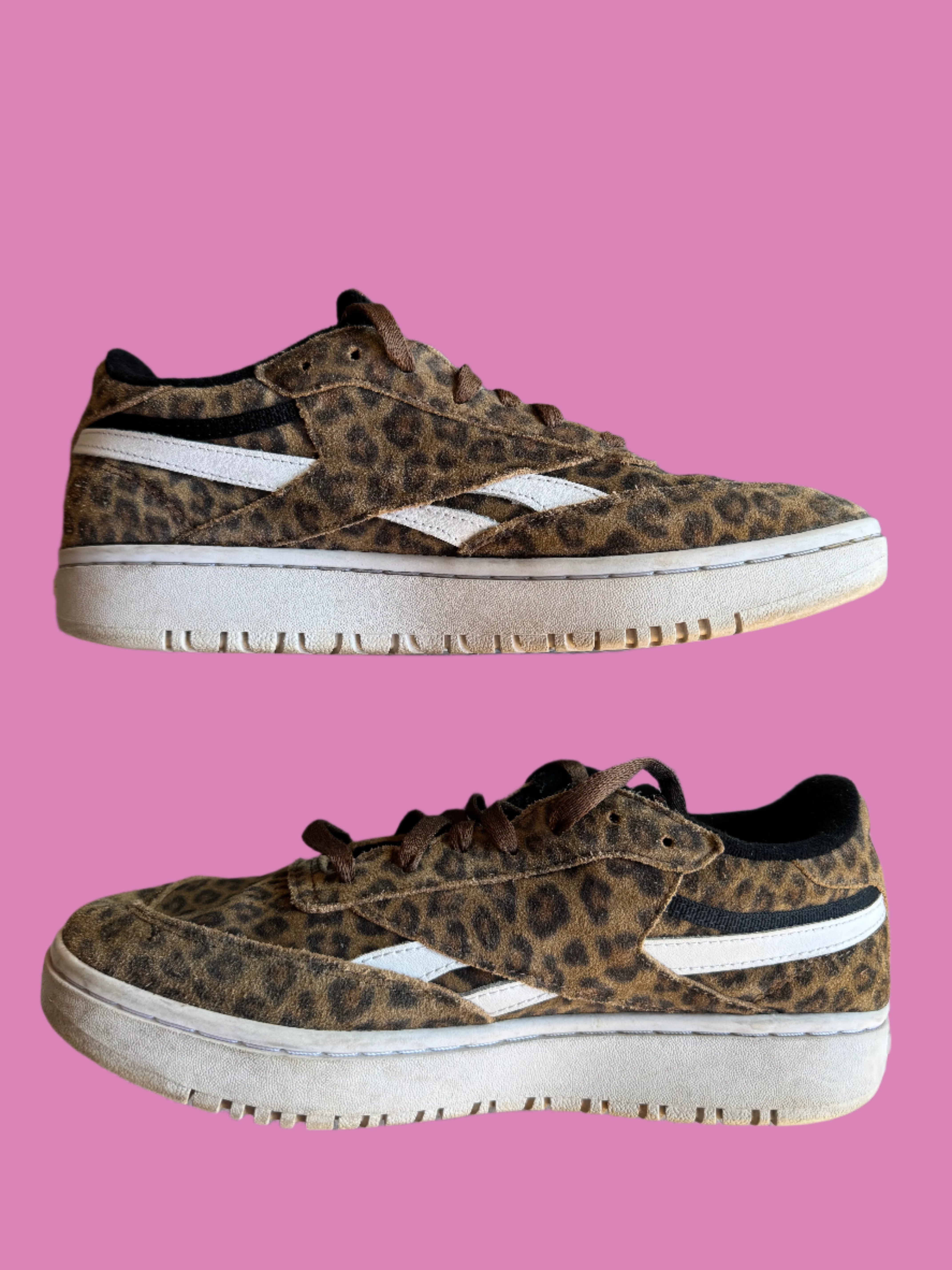 brown puma cheeta sneakers, women’s 11 (run small, fit like women’s 9.5)