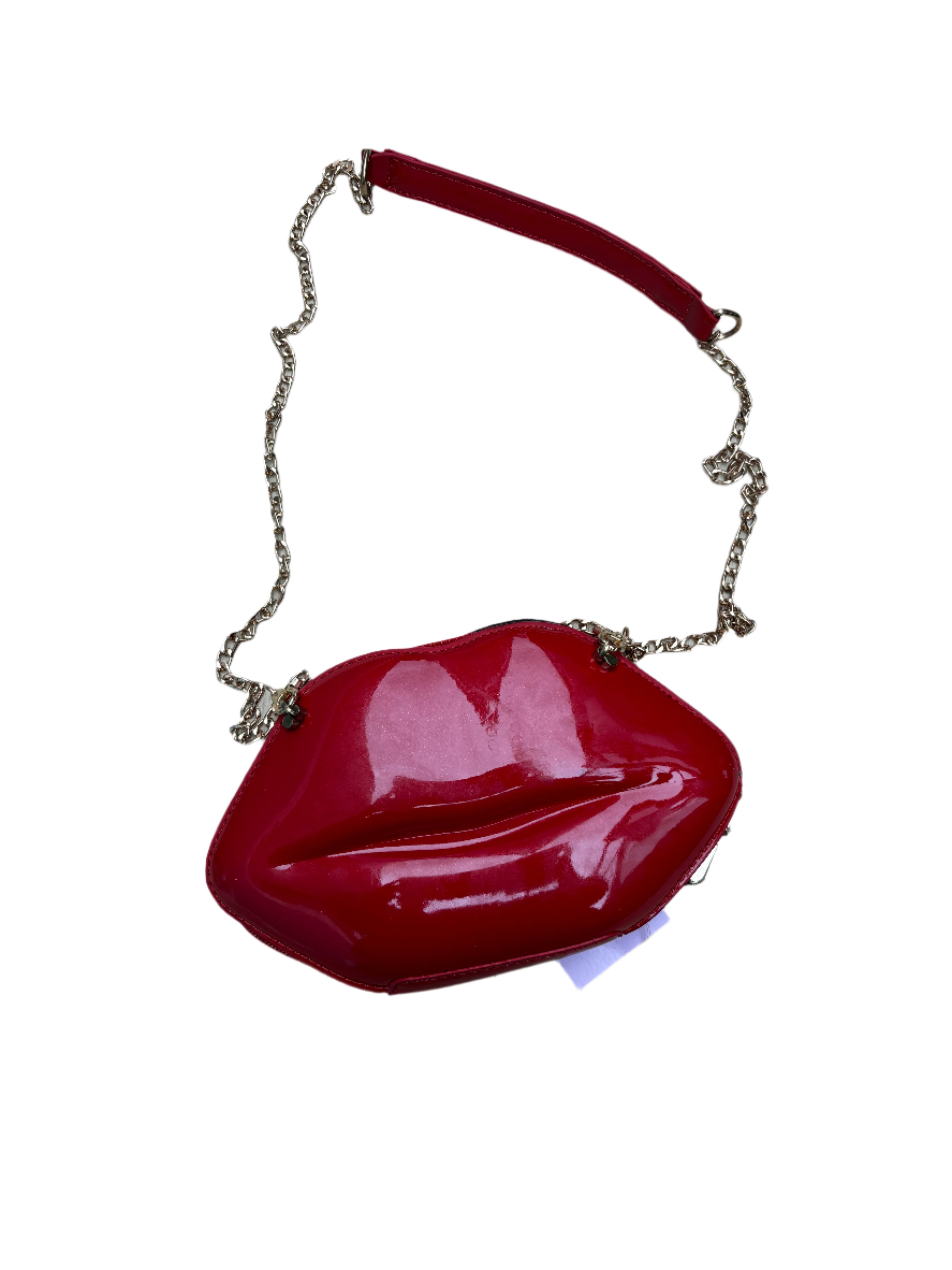 red  kiss bag