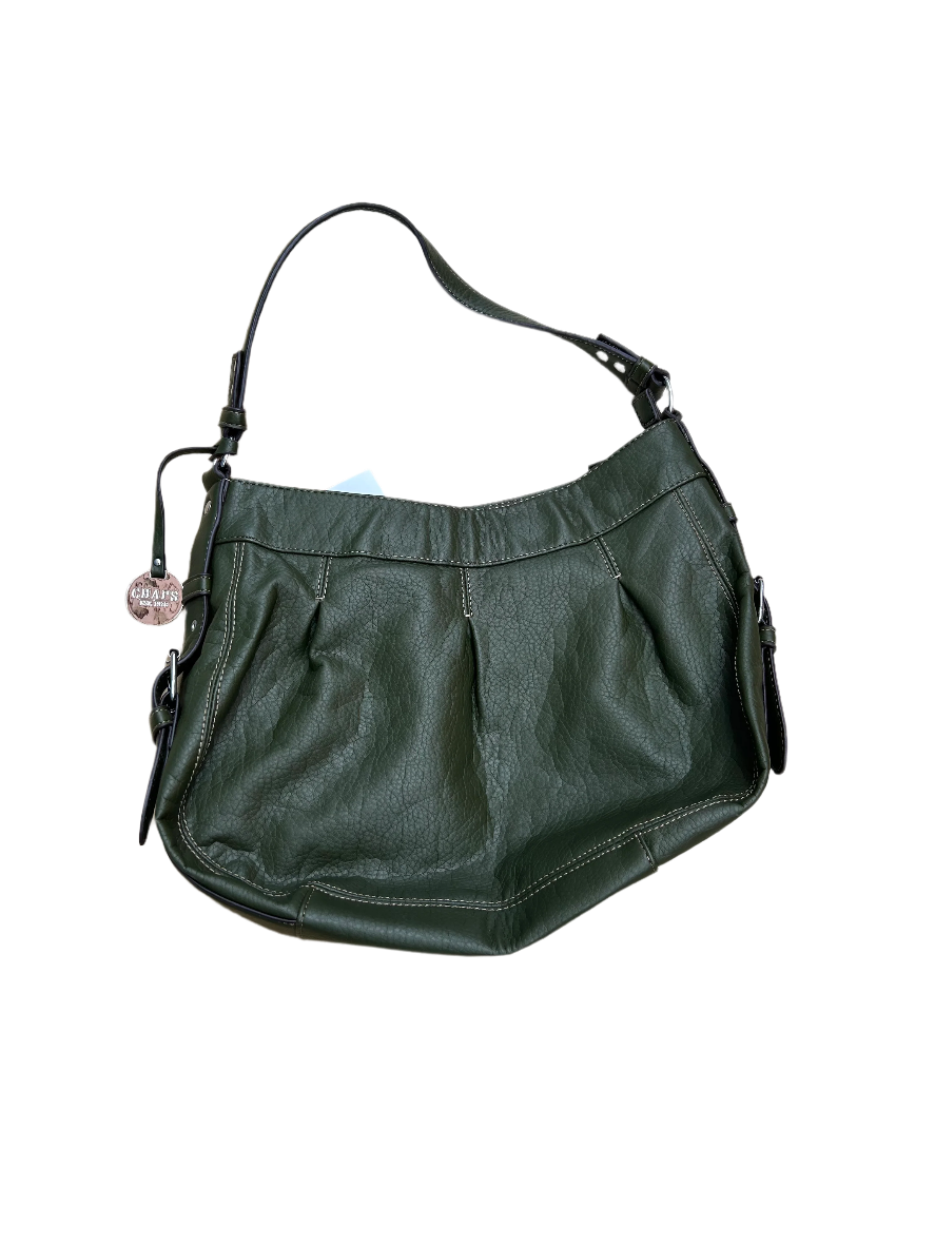 green chaps leather purse