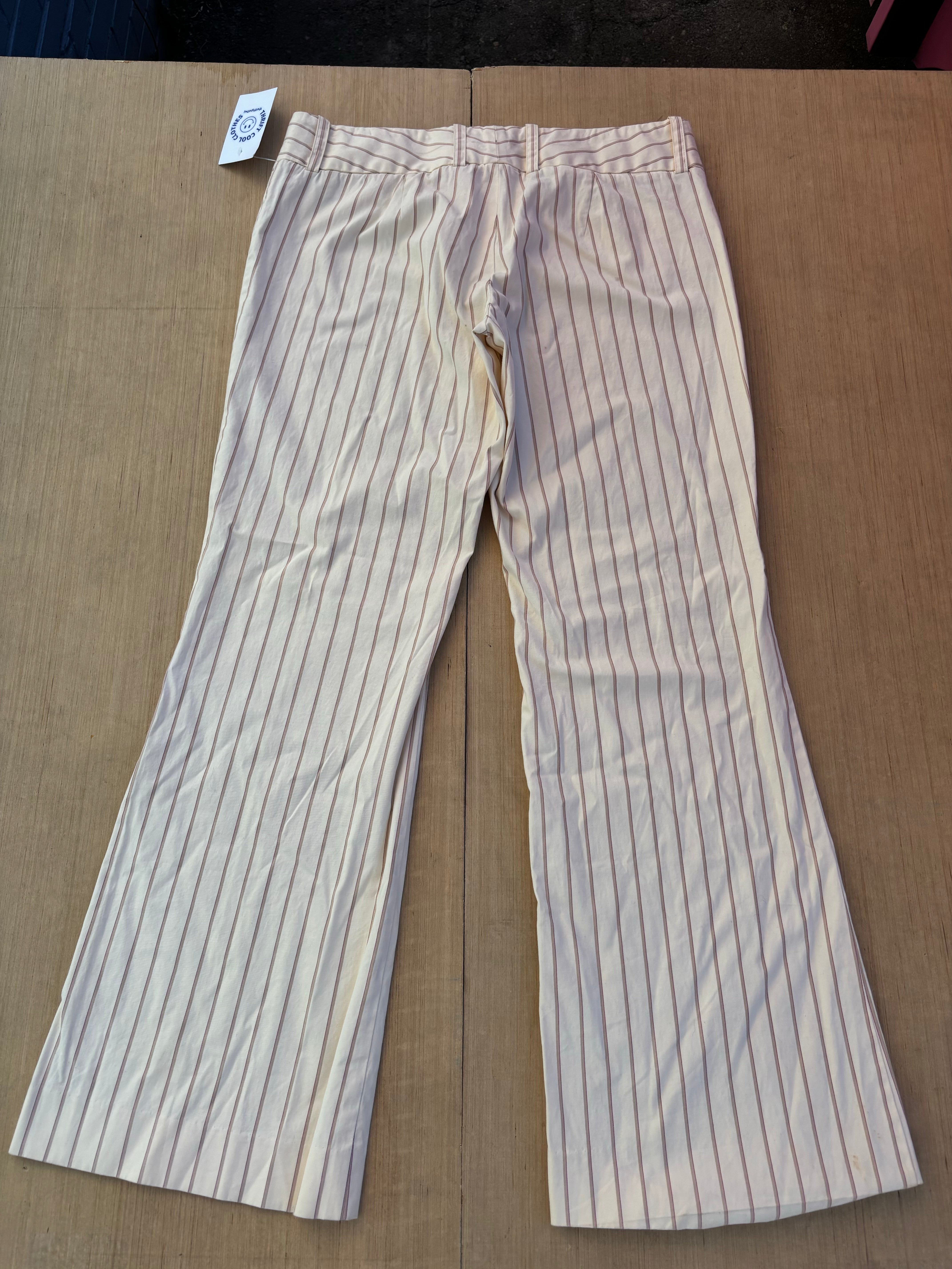 yellow the limited striped trousers, 12