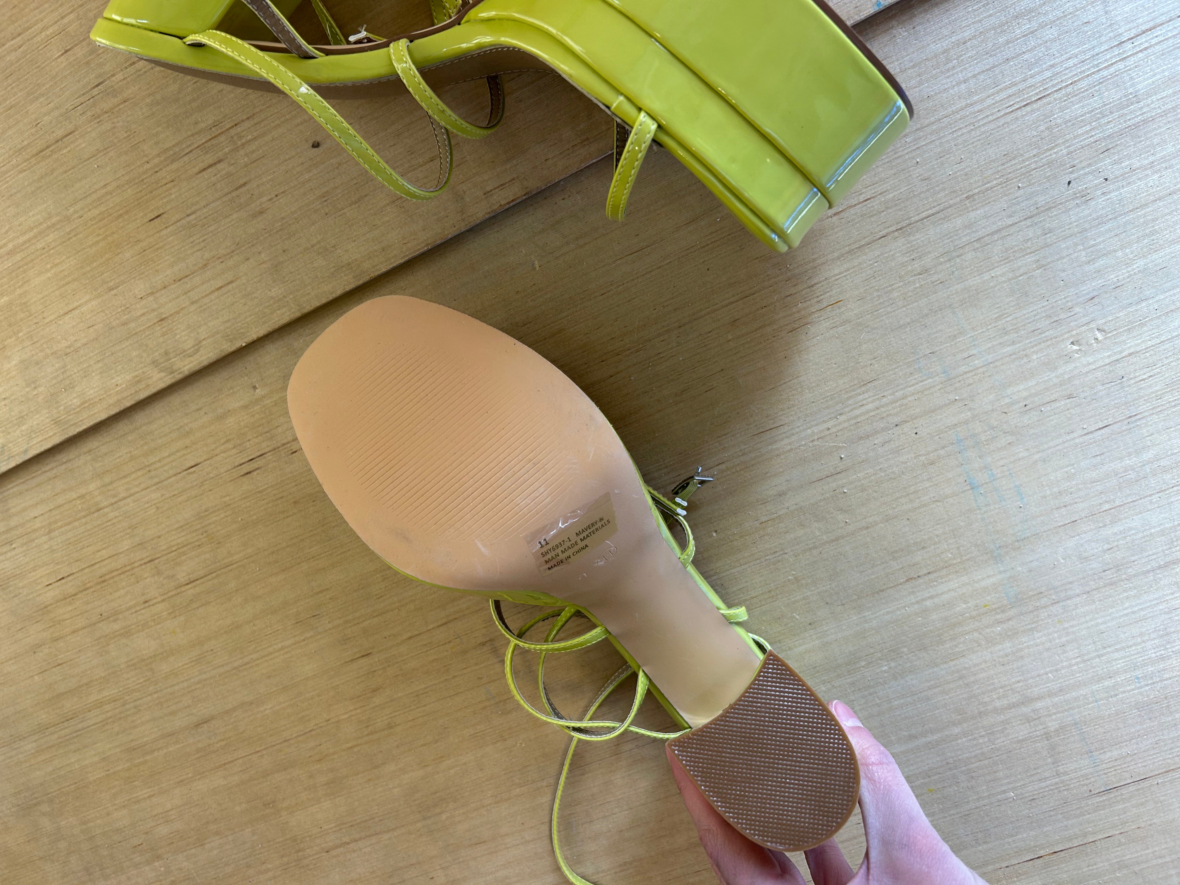 green fashion nova platform heels, 11