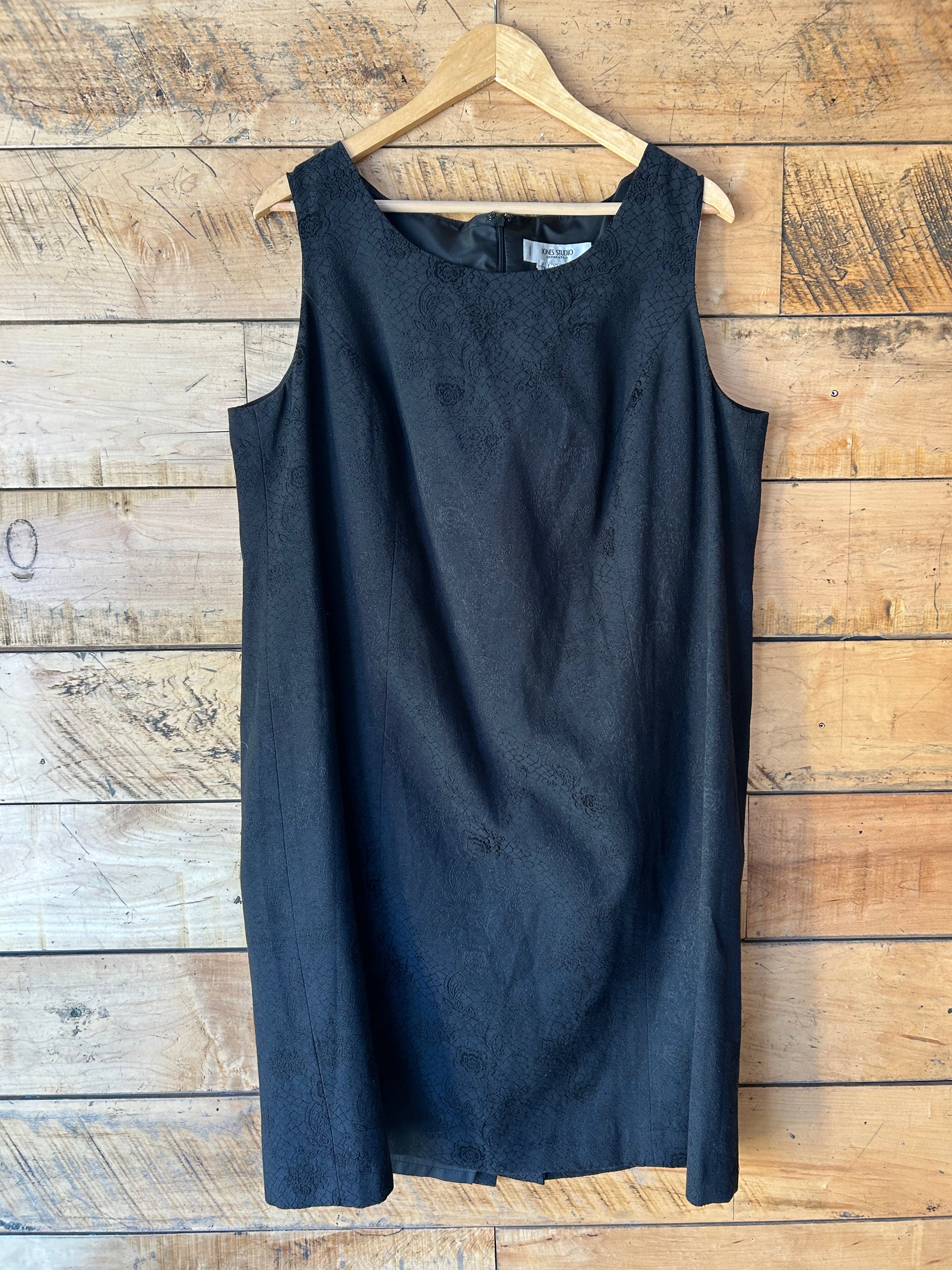 Black Jones studio Vtg sheath dress, 18