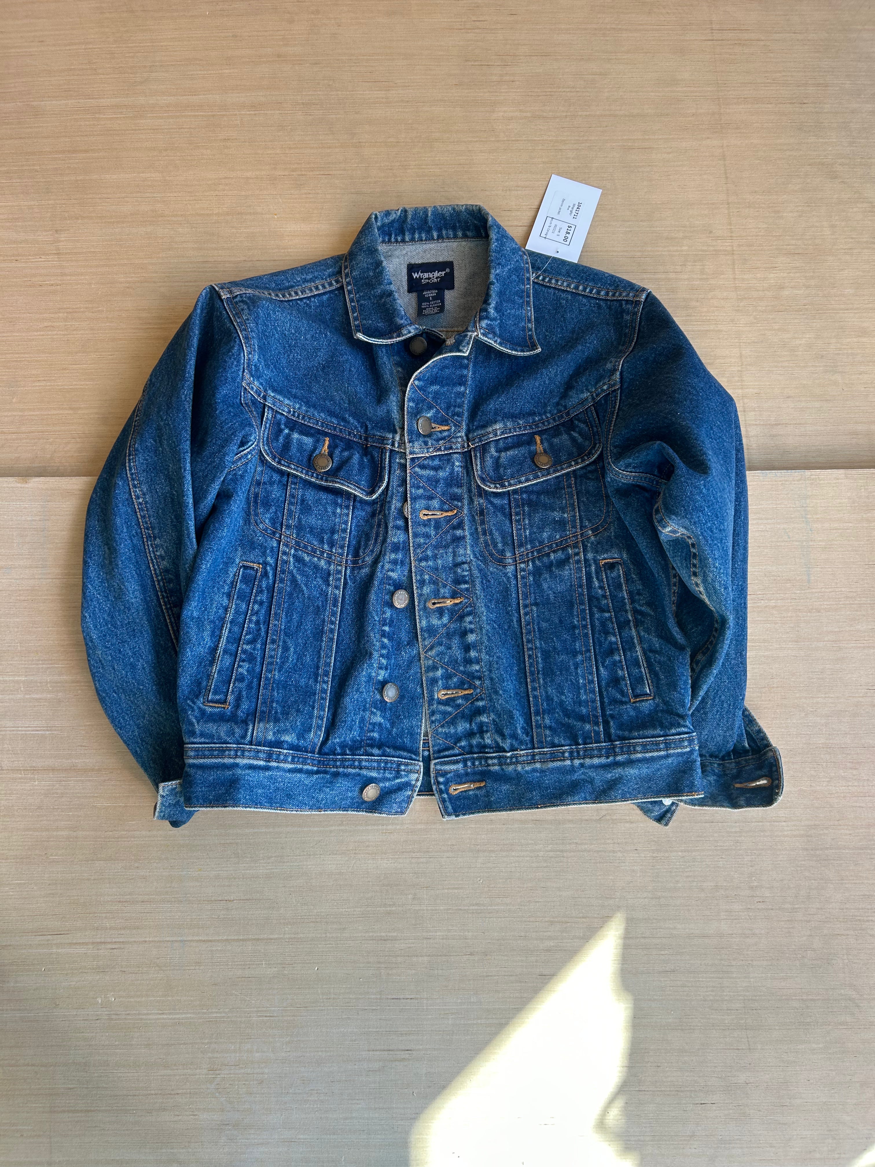 Blue Wrangler Denim jacket, S