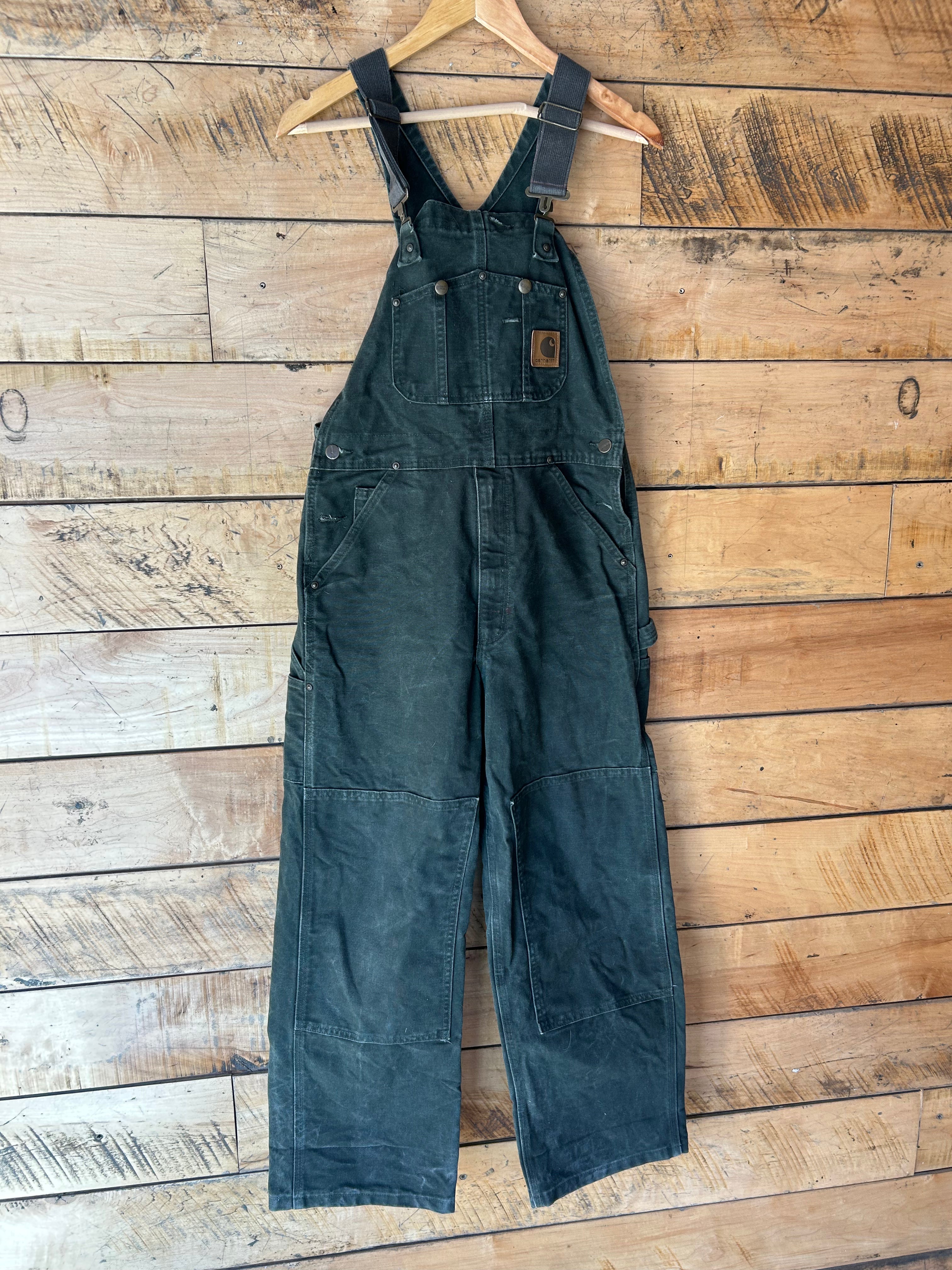 green carhartt carhartt overalls, 30X30