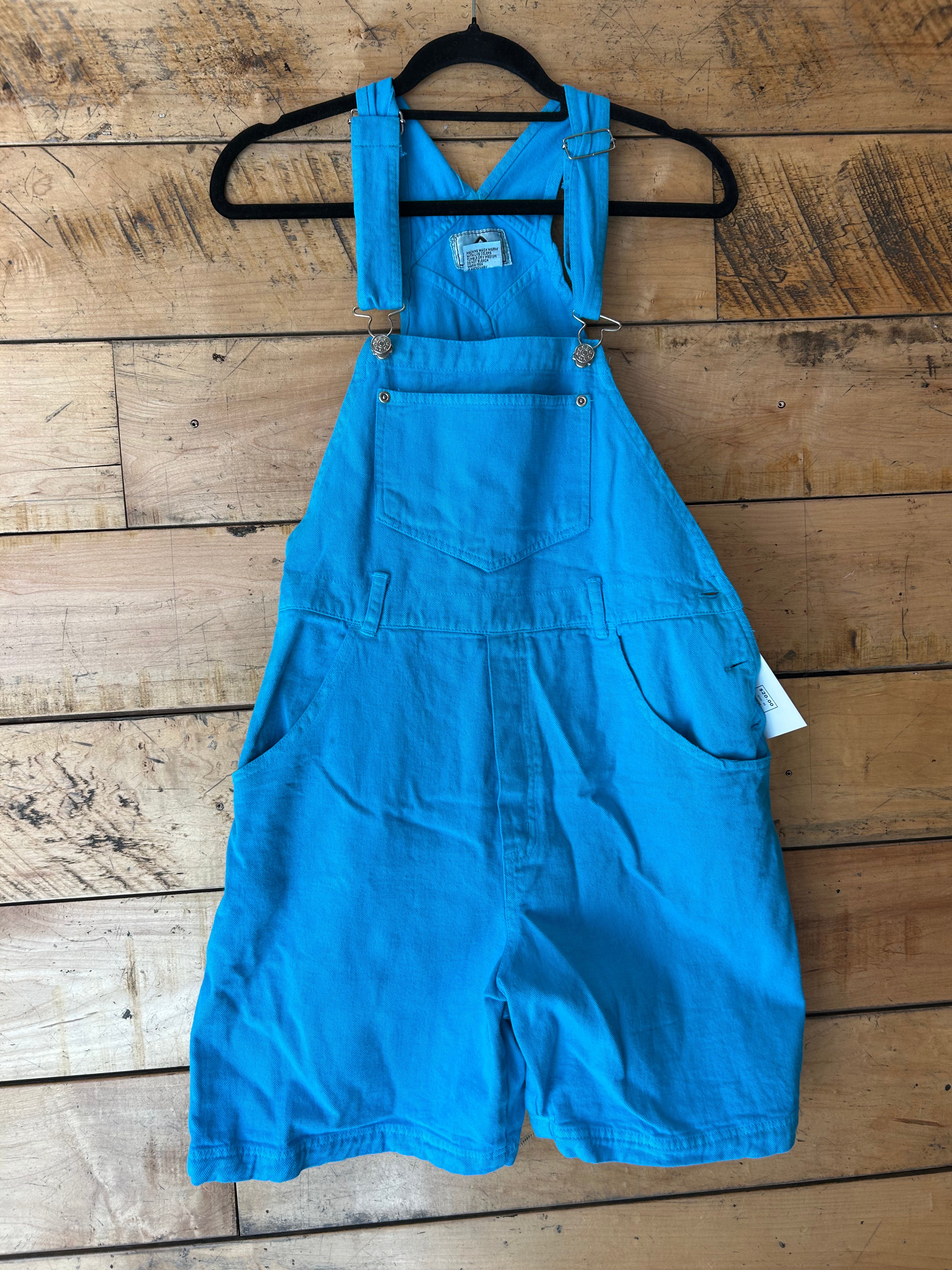 Blue Carolina bay Overall shorts, Xl