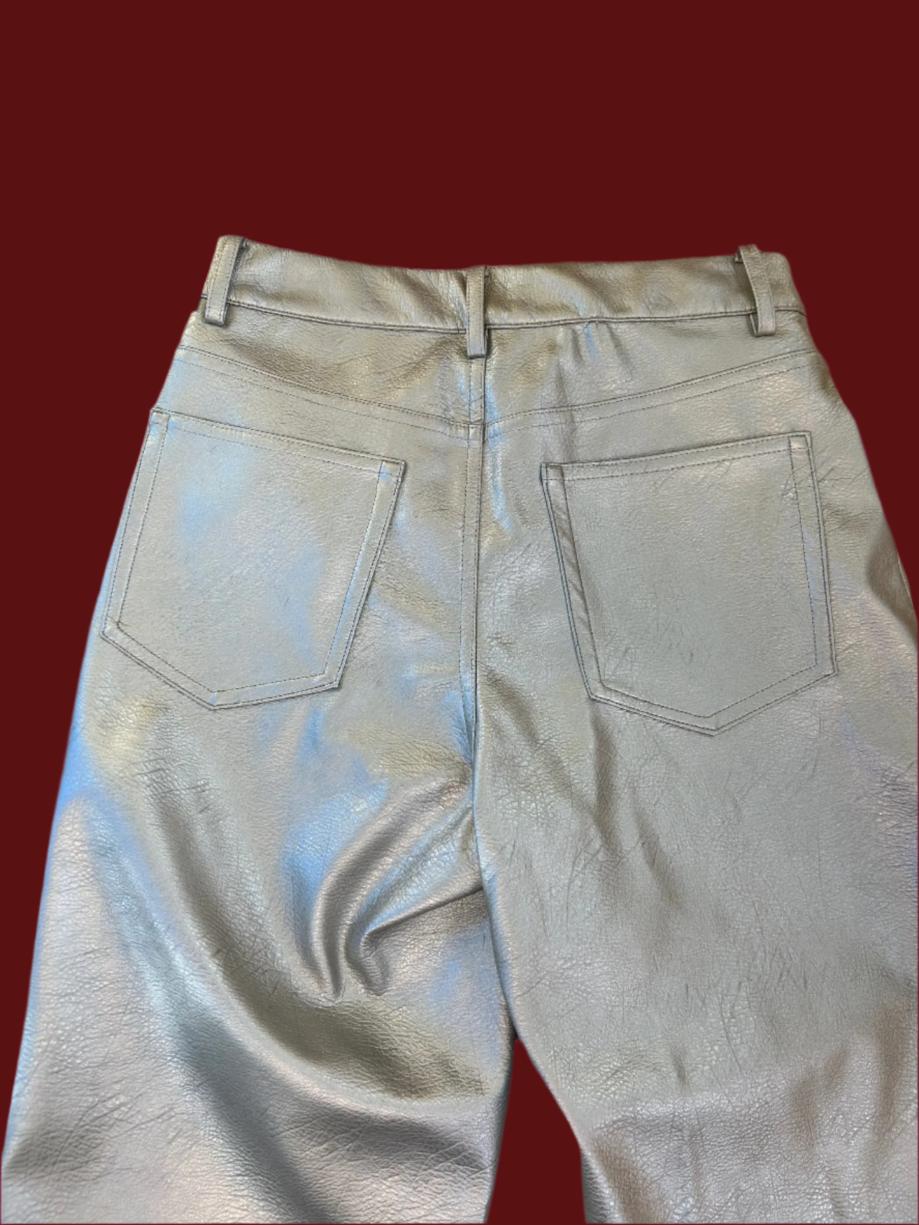 silver h&M silver pants, 4