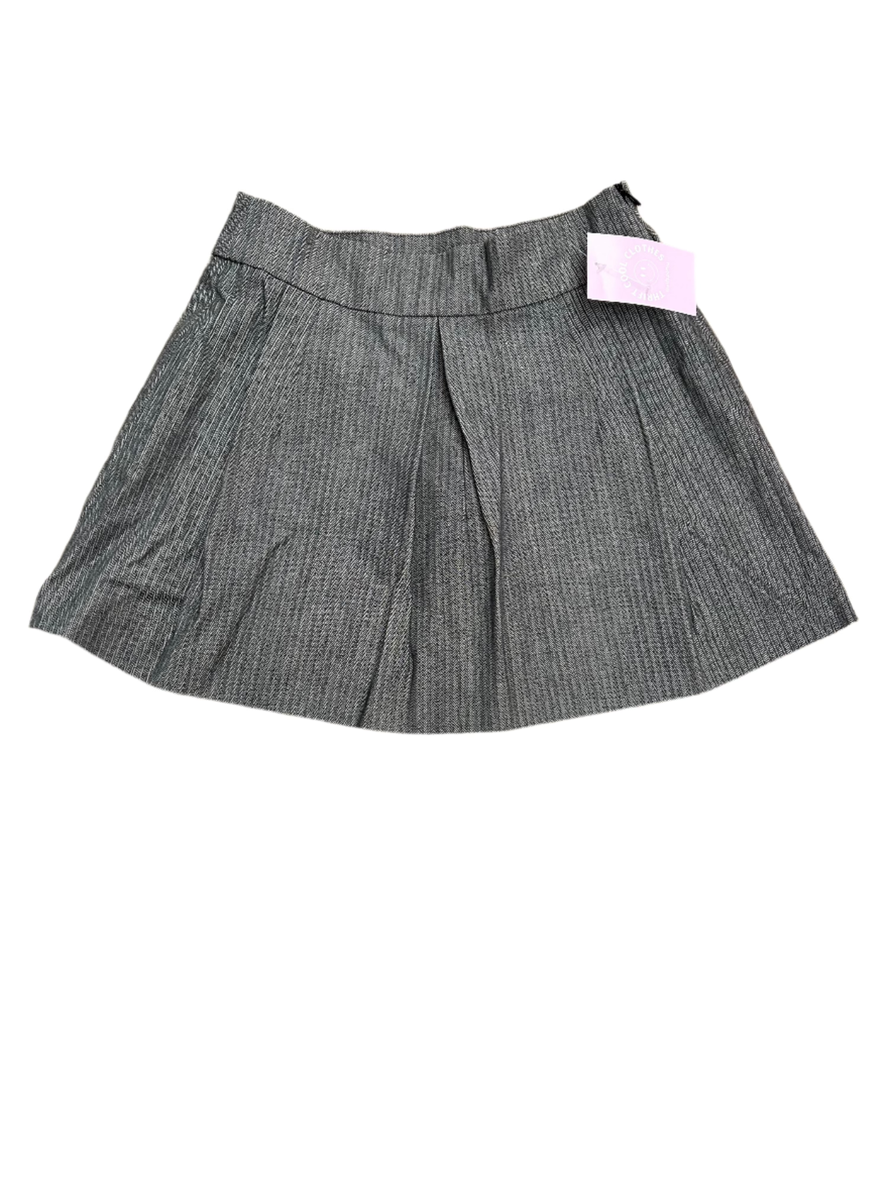 Grey 3x1 Pleated mini skirt, xss