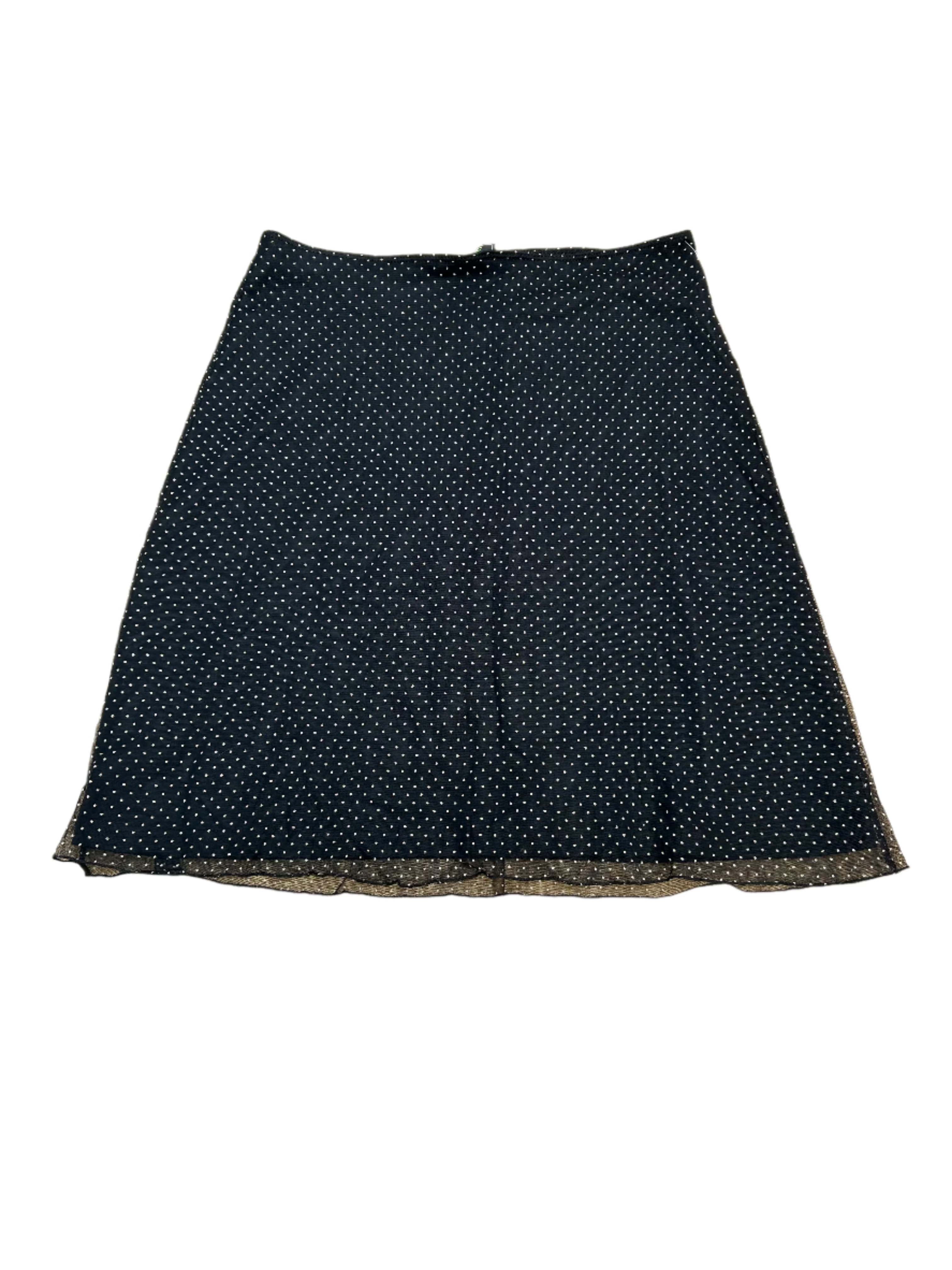 black eye candy y2k polka dot skirt