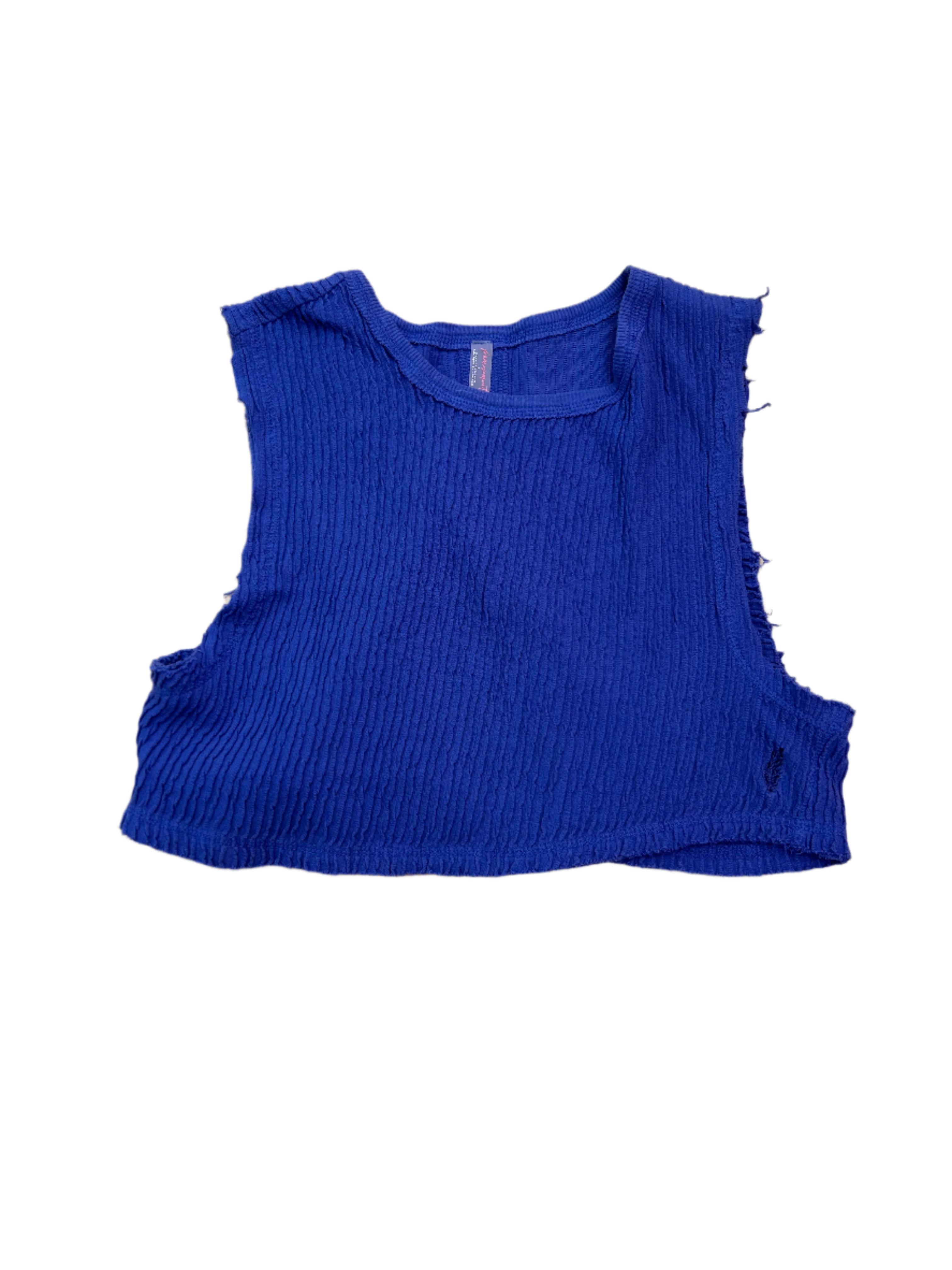 Blue Fp movement Distressed top, S