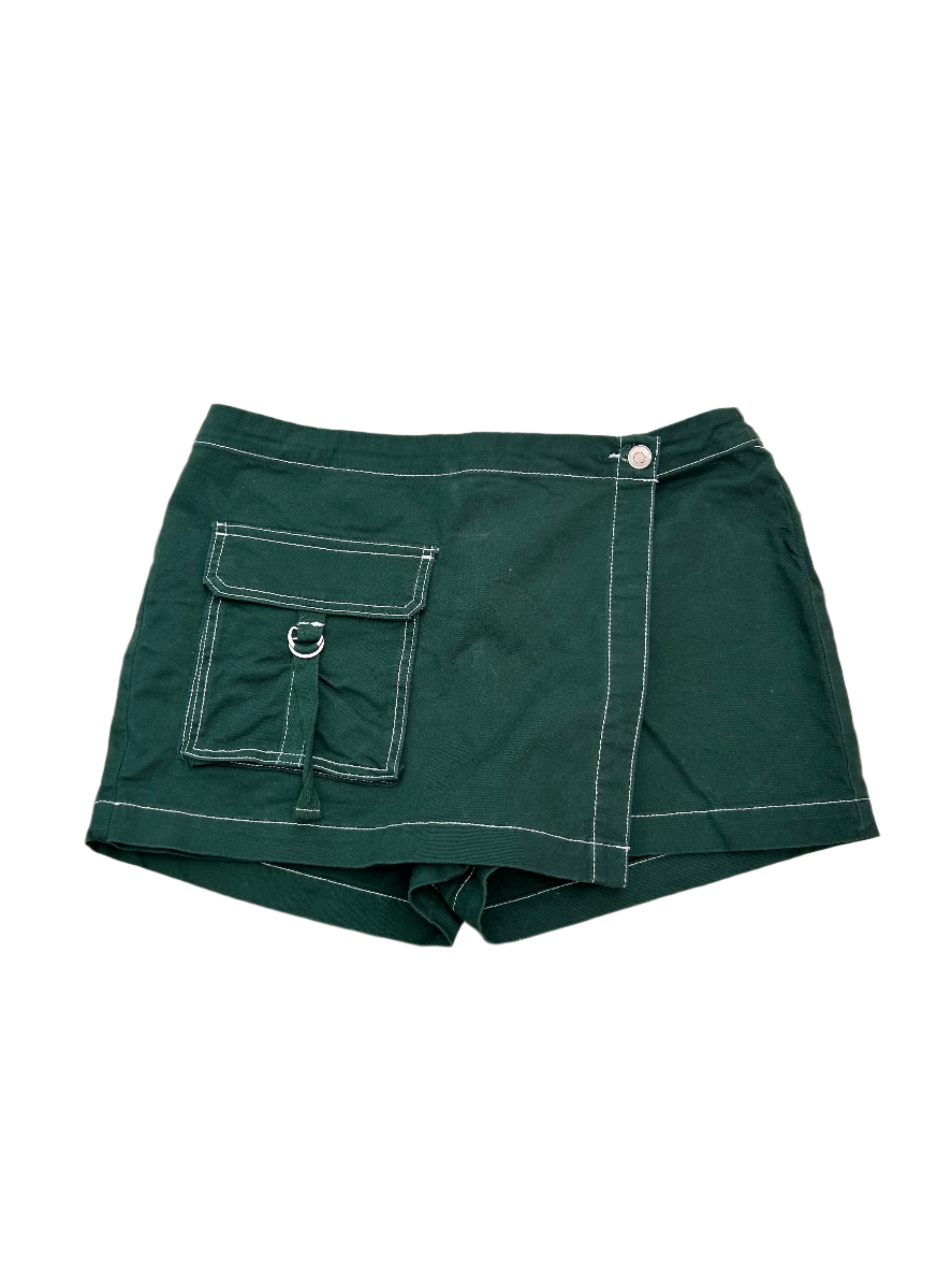 Green Wild fable Cargo wrap skort, M