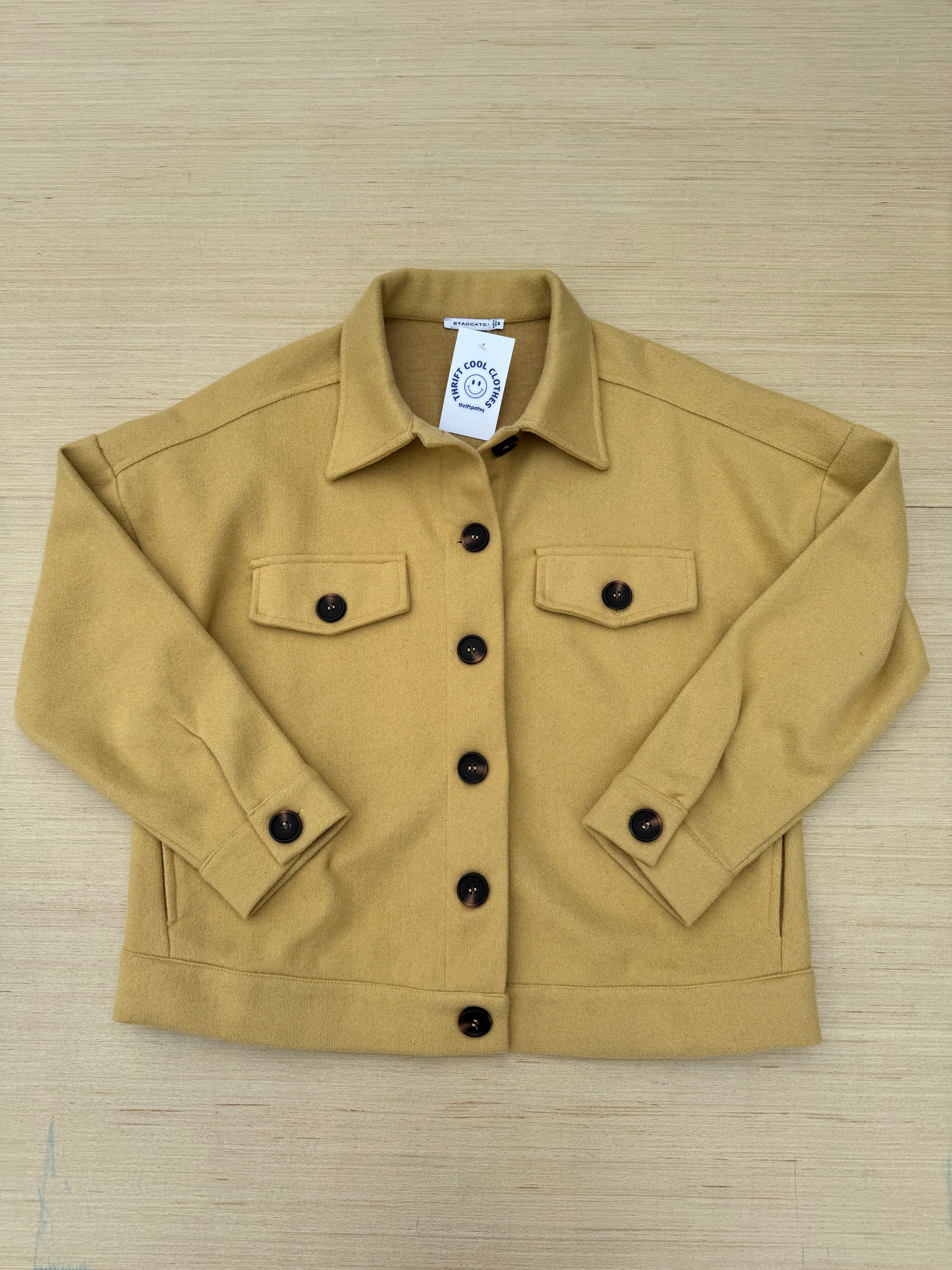 Yellow Staccato Shacket, M