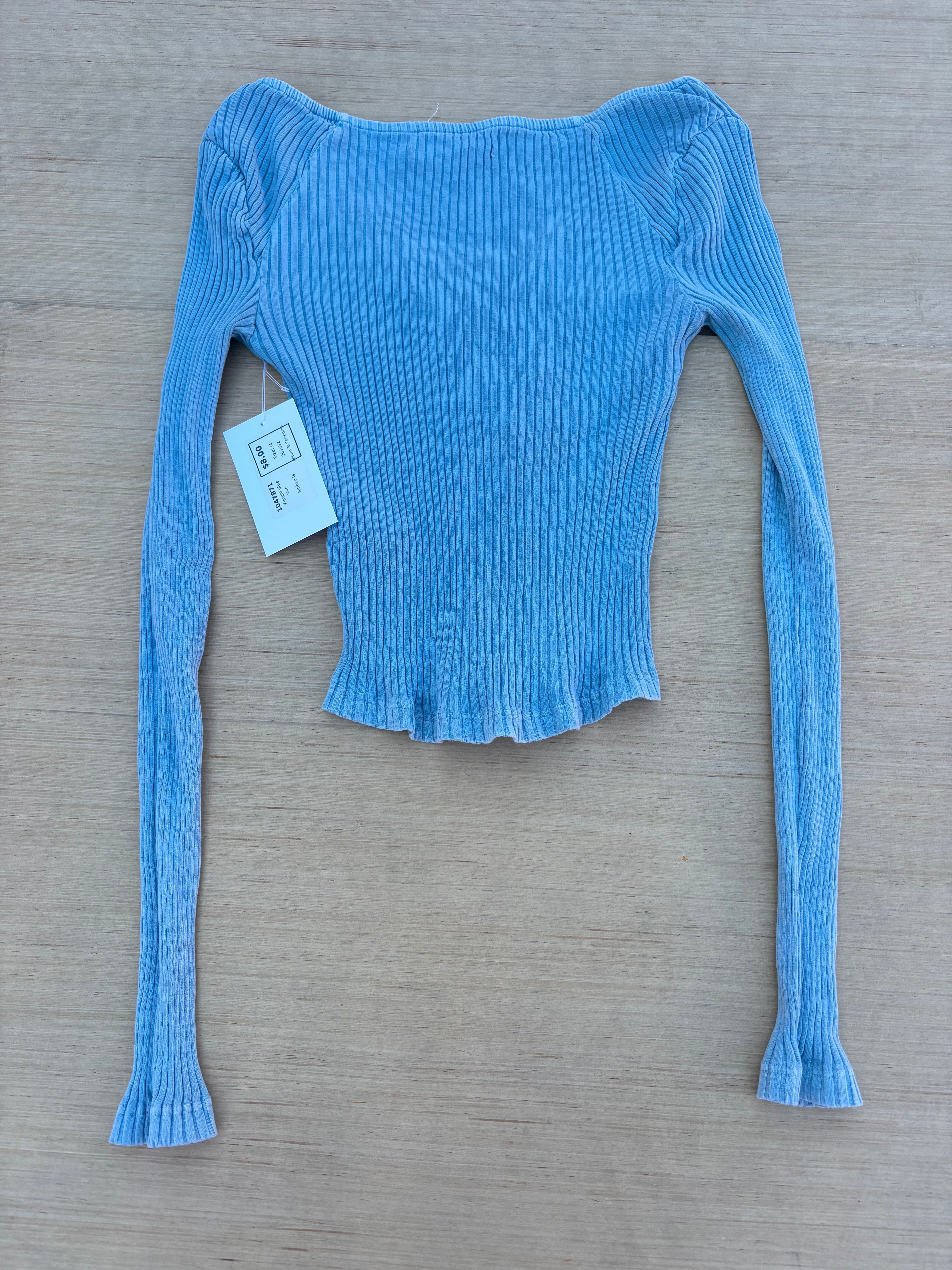 Blue Kimchi blue Ribbed ls, M