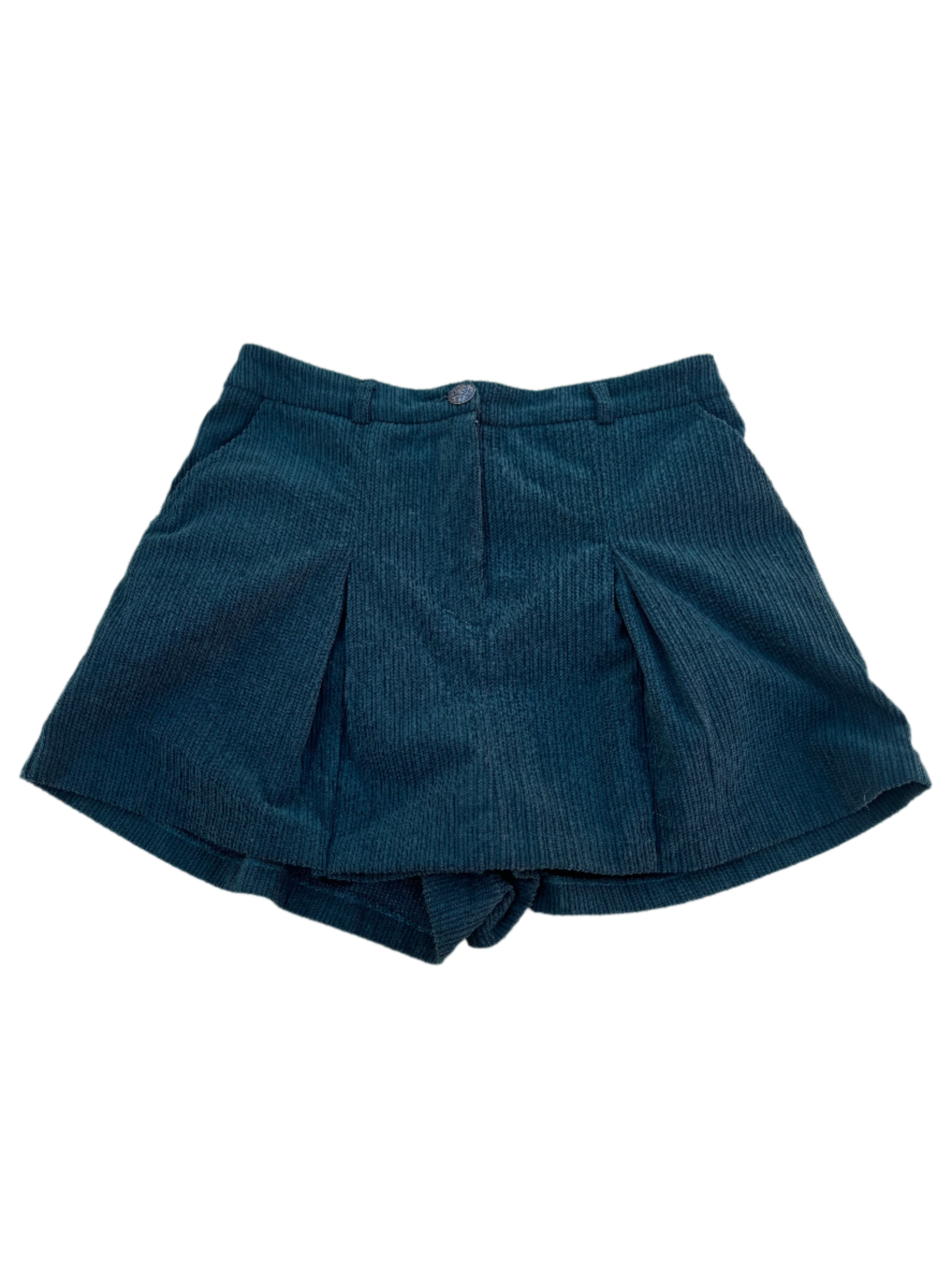 Green Kirious Cord mini skort, S