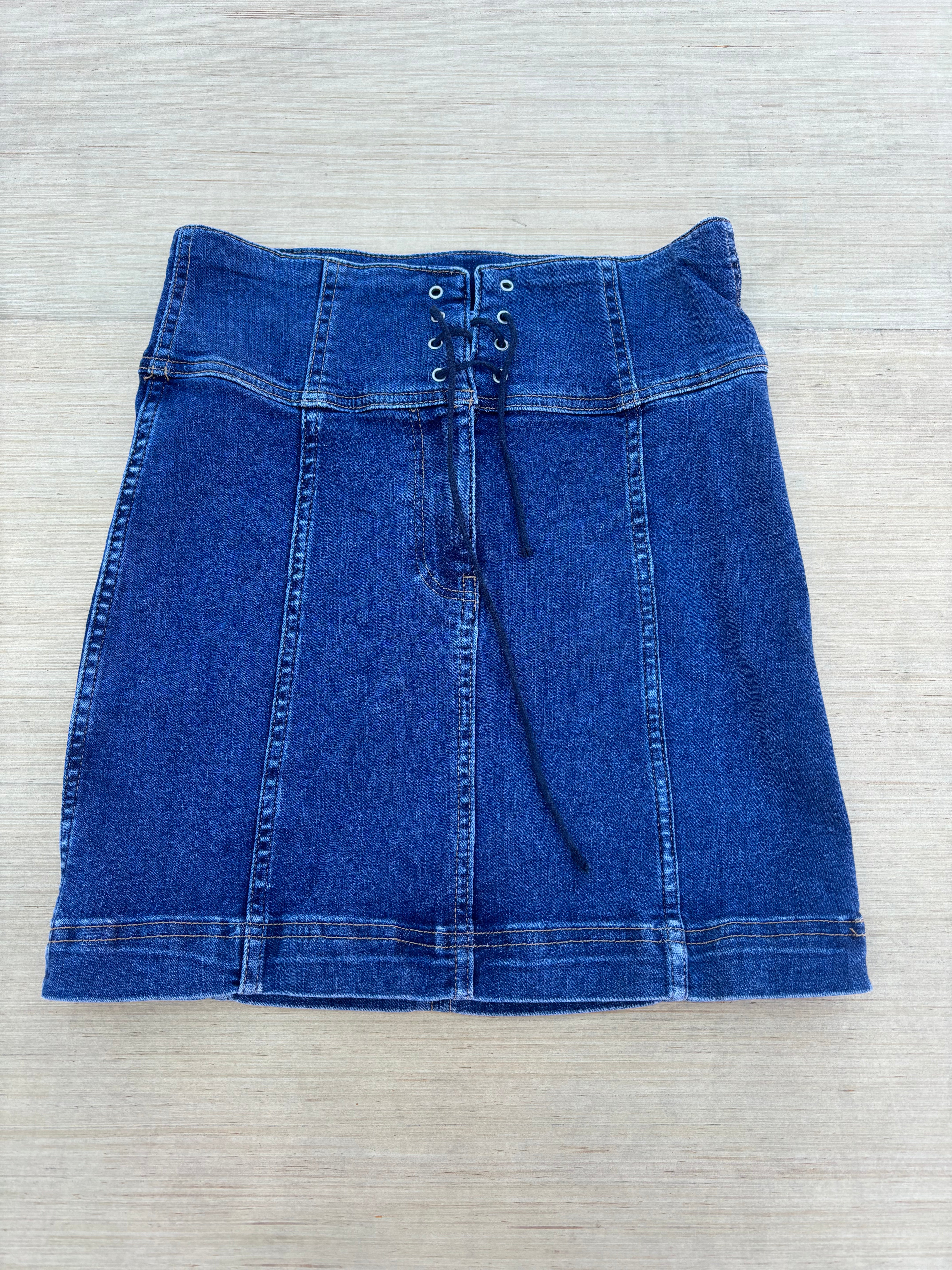 Blue Free people denim mini, 2