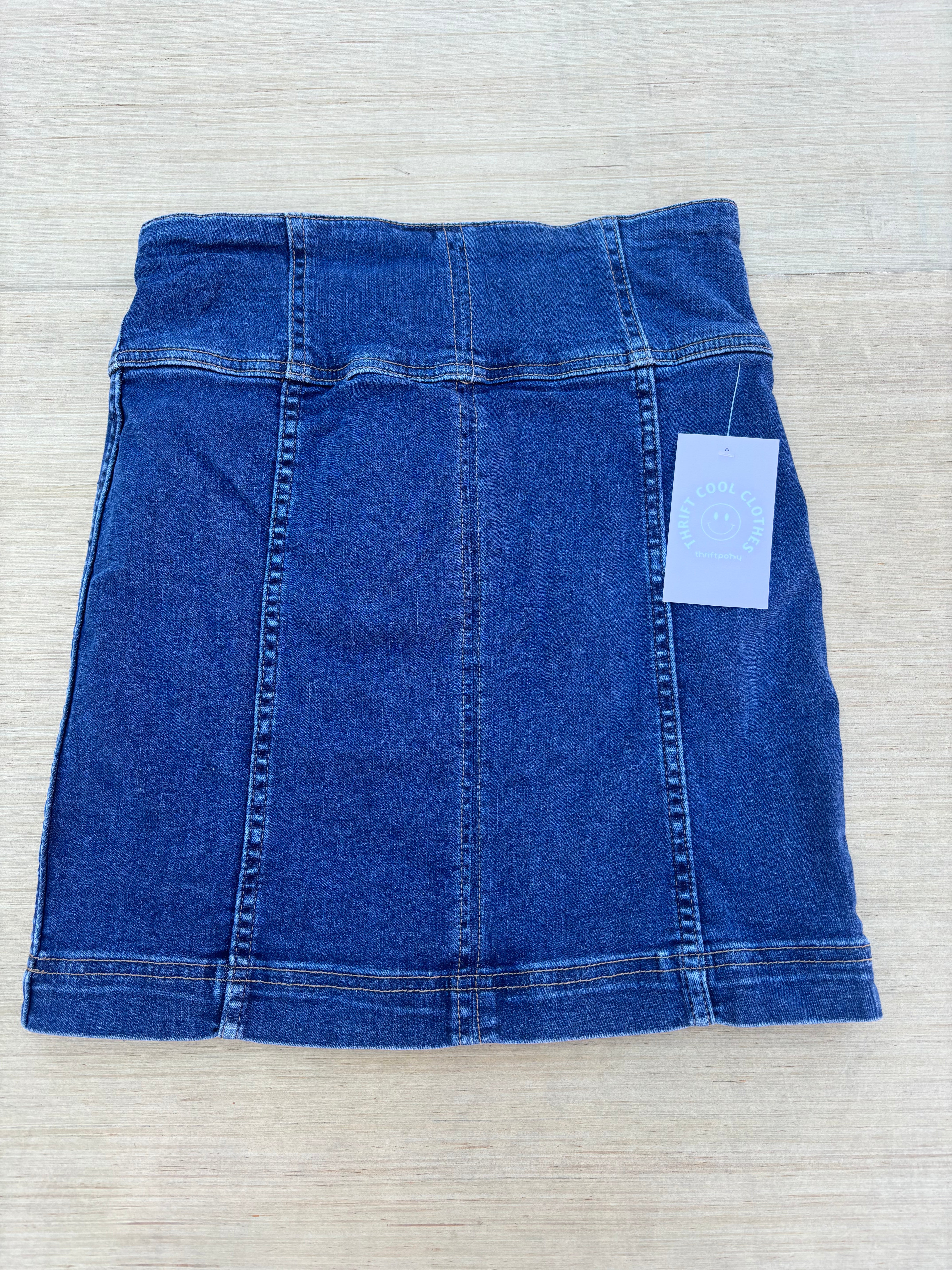 Blue Free people denim mini, 2