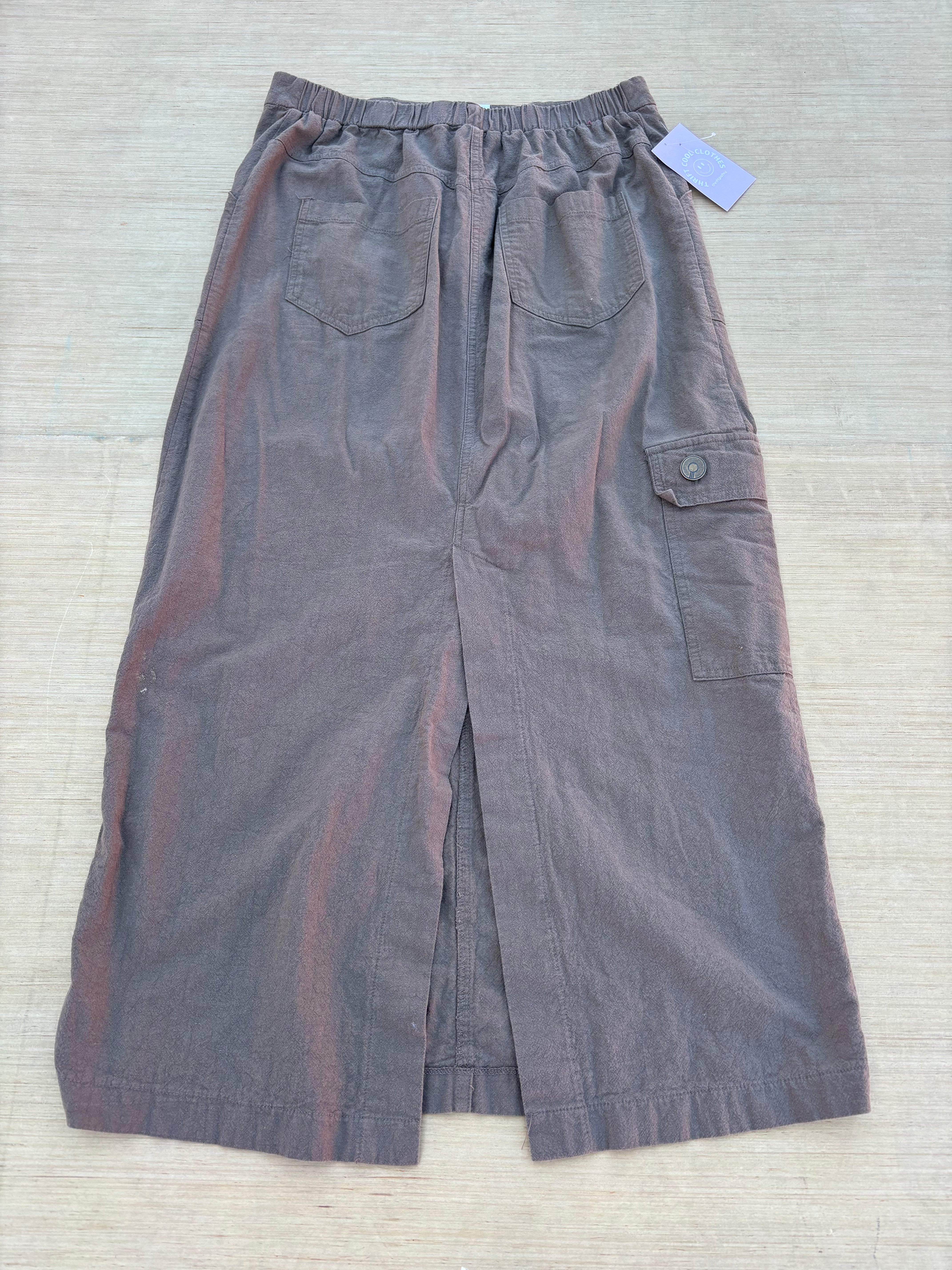 Brown Kirious Long skirt, M