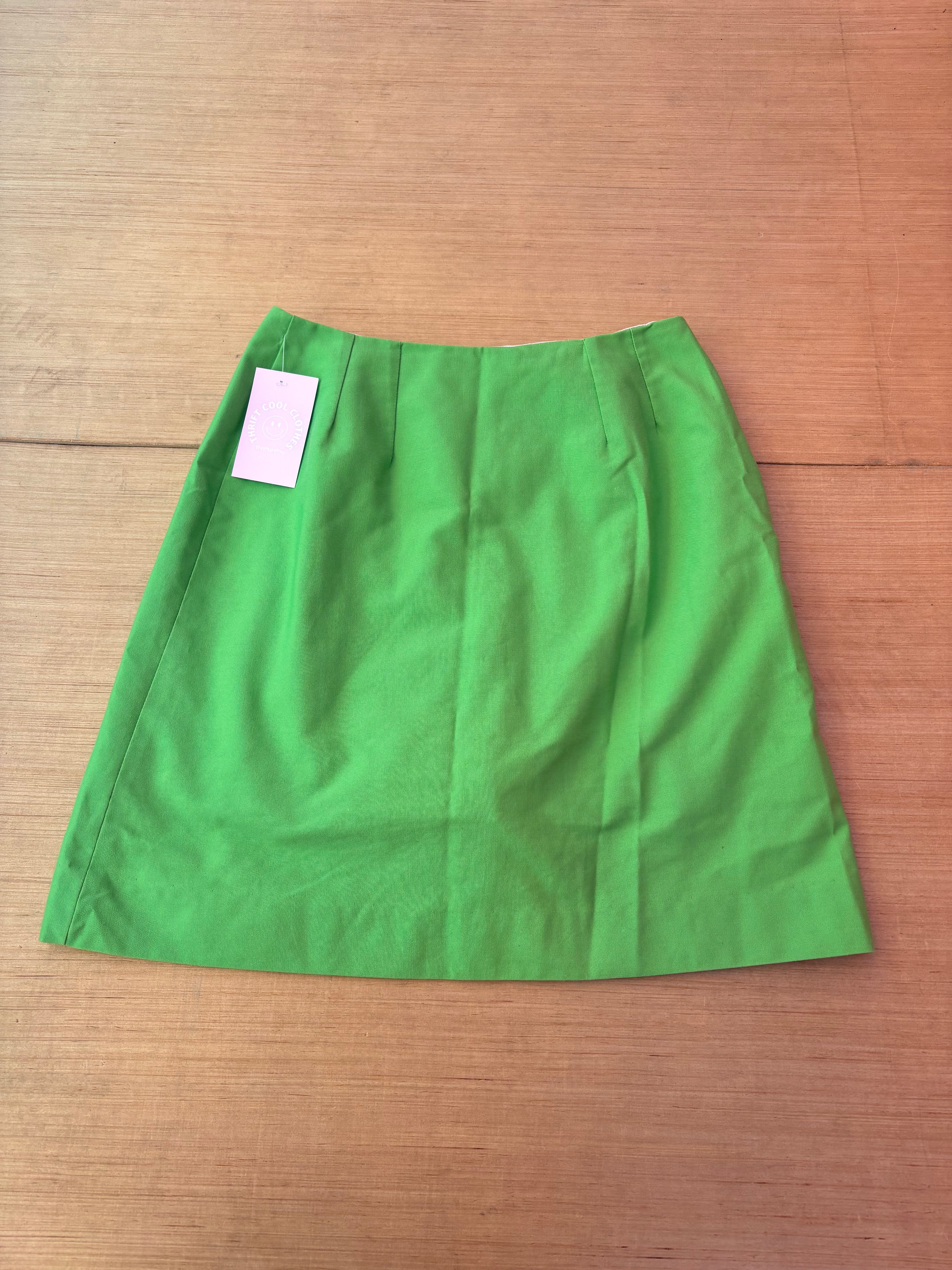 green david smith vtg skirt w ring zippers, M